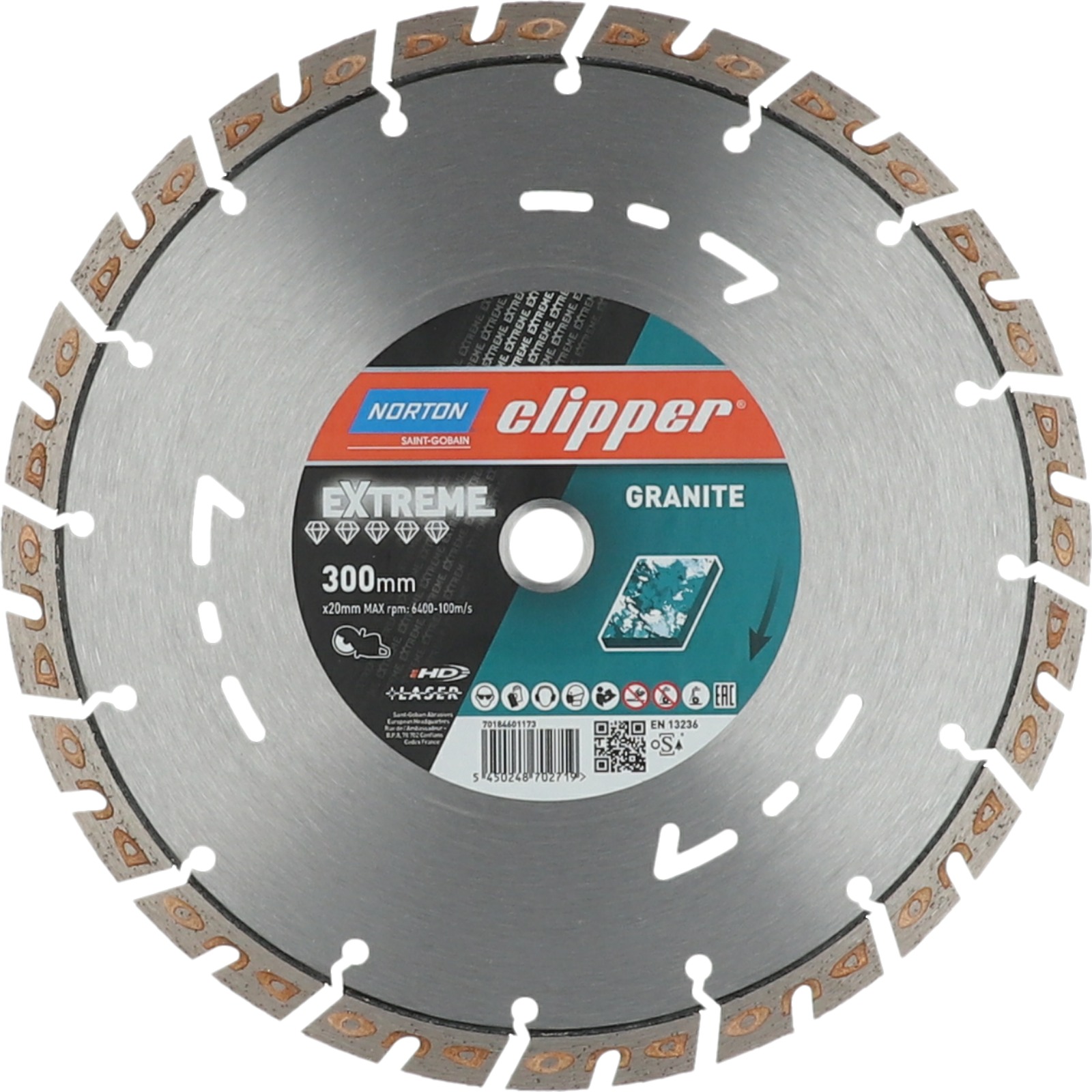 Disque diamant 300x20 mm EXTREME GRANITE NORTON - 70184601173