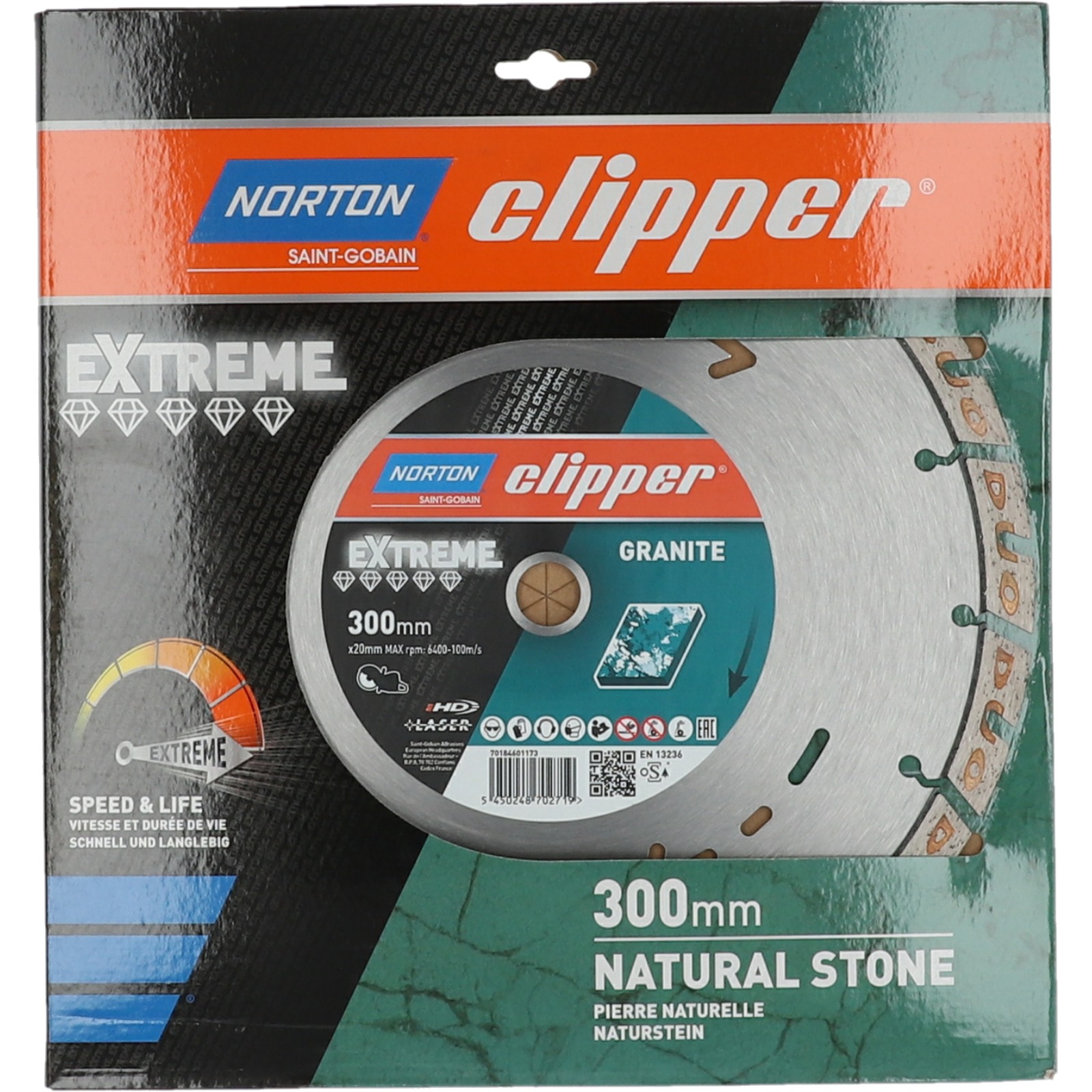 Disque diamant 300x20 mm EXTREME GRANITE NORTON - 70184601173
