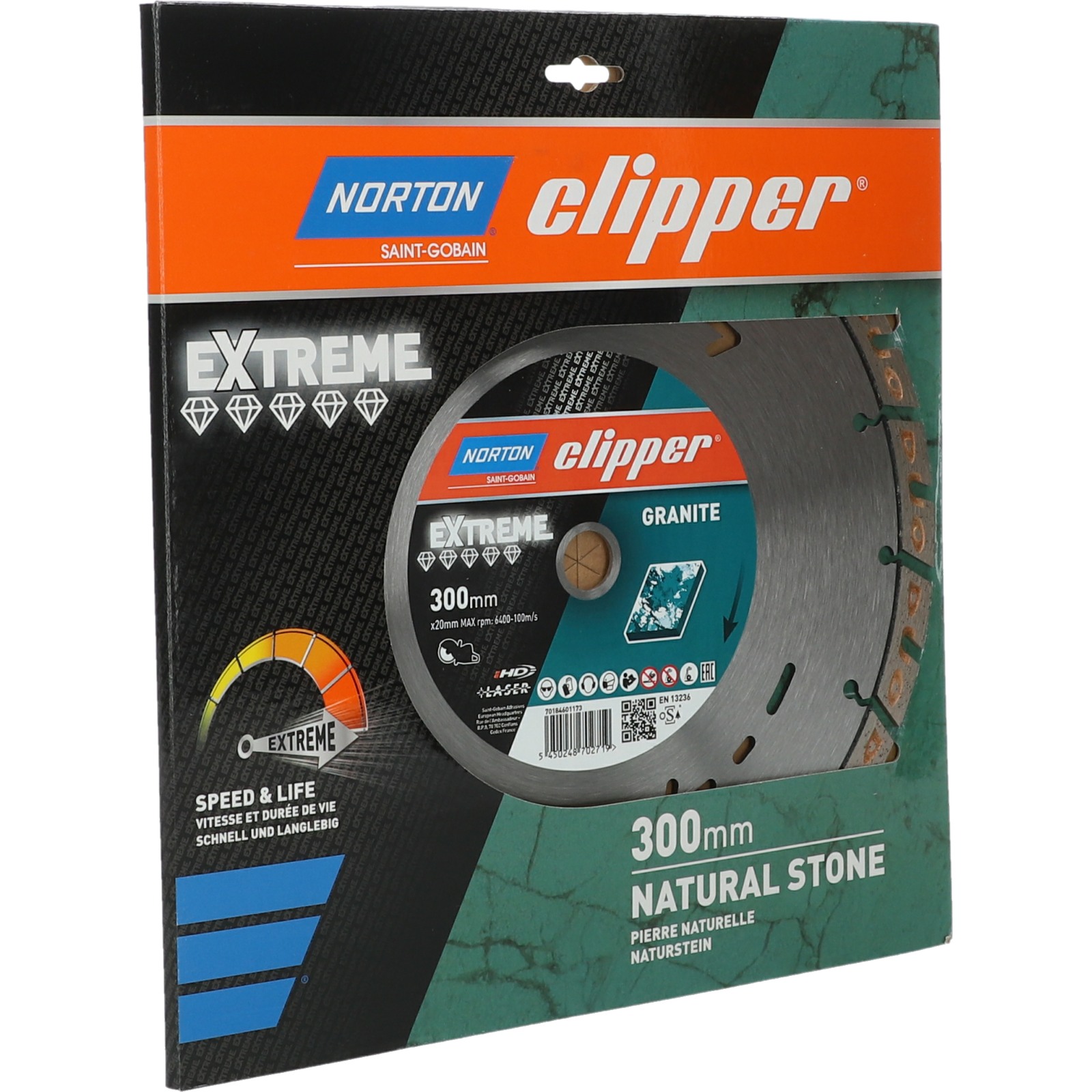 Disque diamant 300x20 mm EXTREME GRANITE NORTON - 70184601173