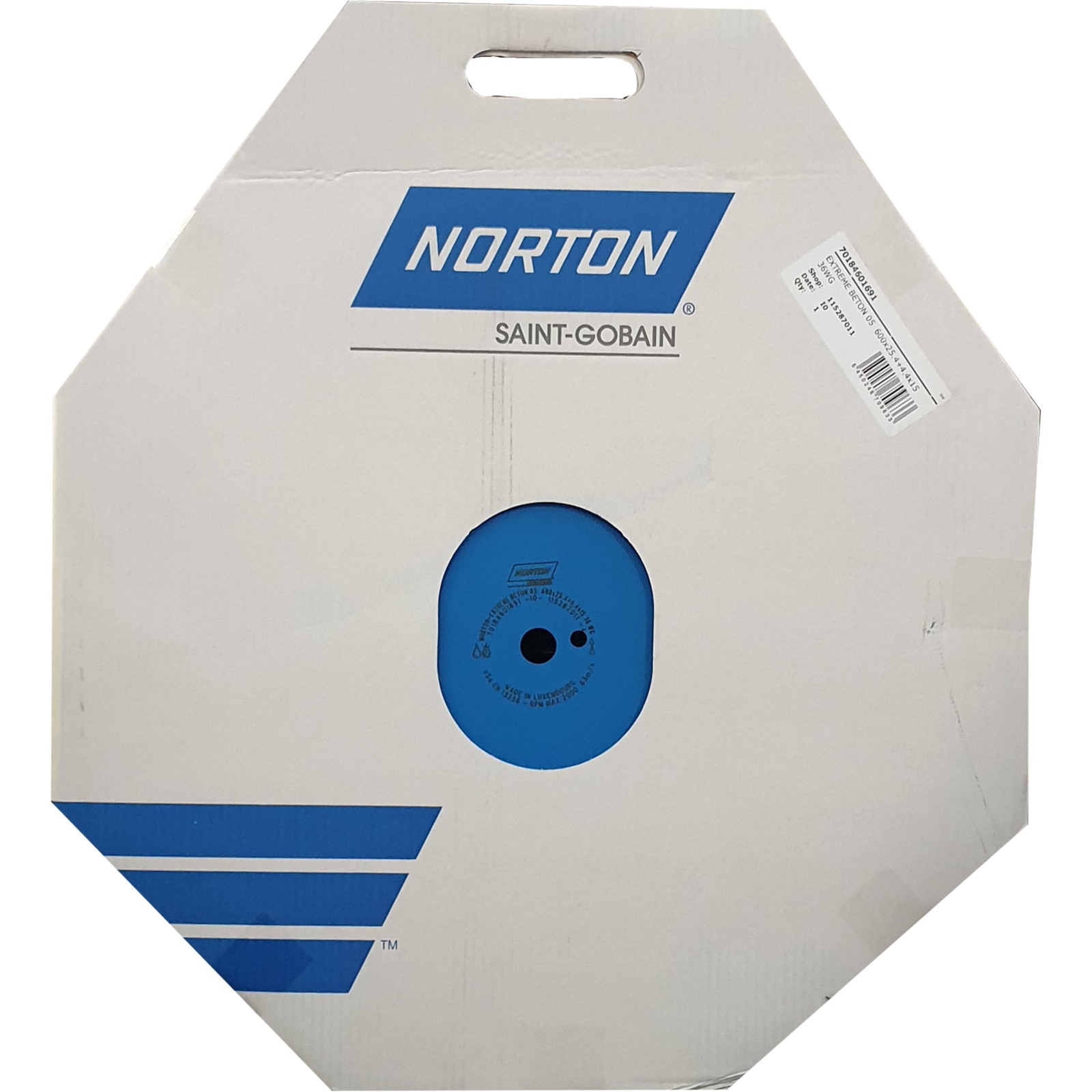Disque diamant Extreme Béton NORTON - 600x25,4 mm 70184601691