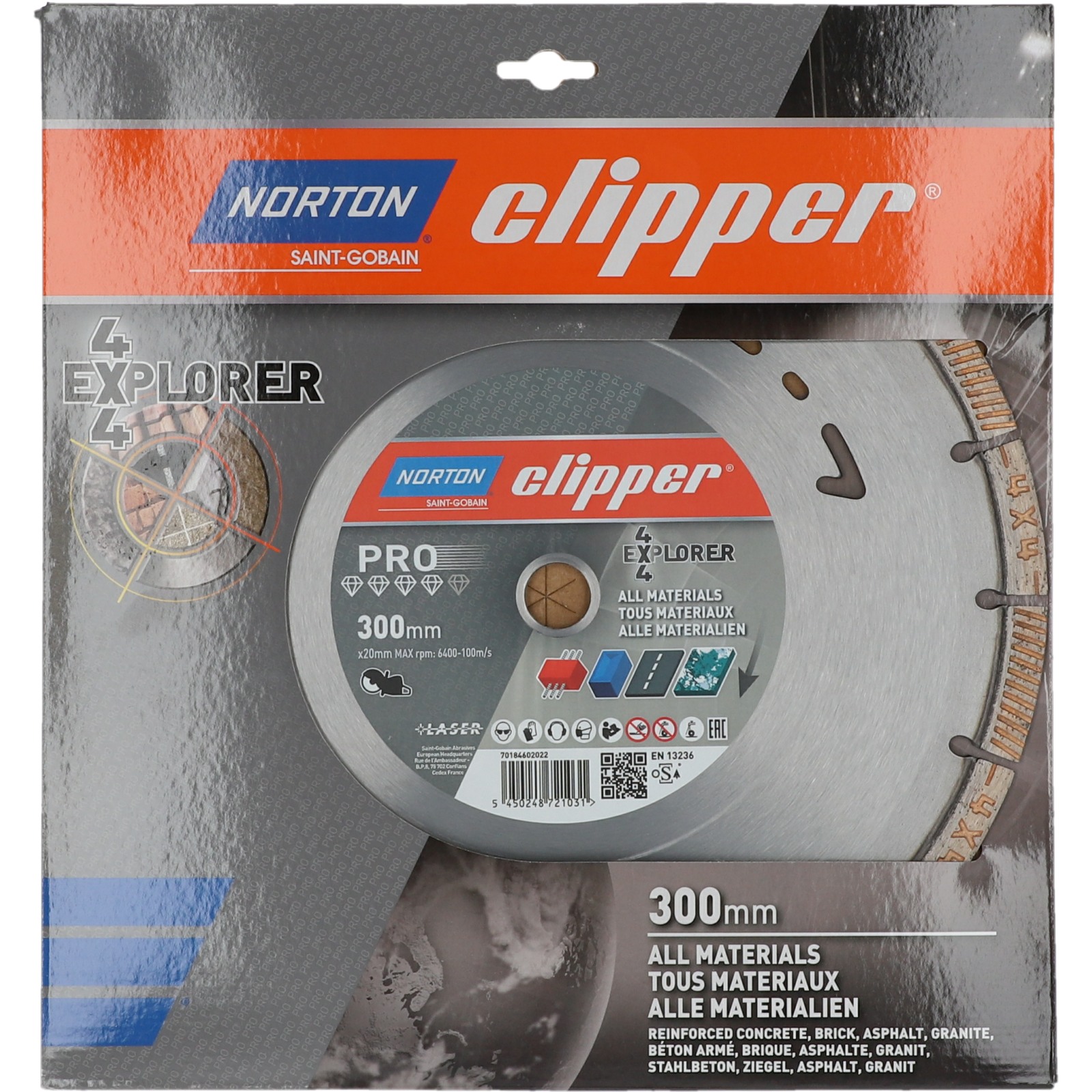 Disques diamant Clipper-PRO 4X4 EXPLORER-300-12x3 NORTON - 70184602022