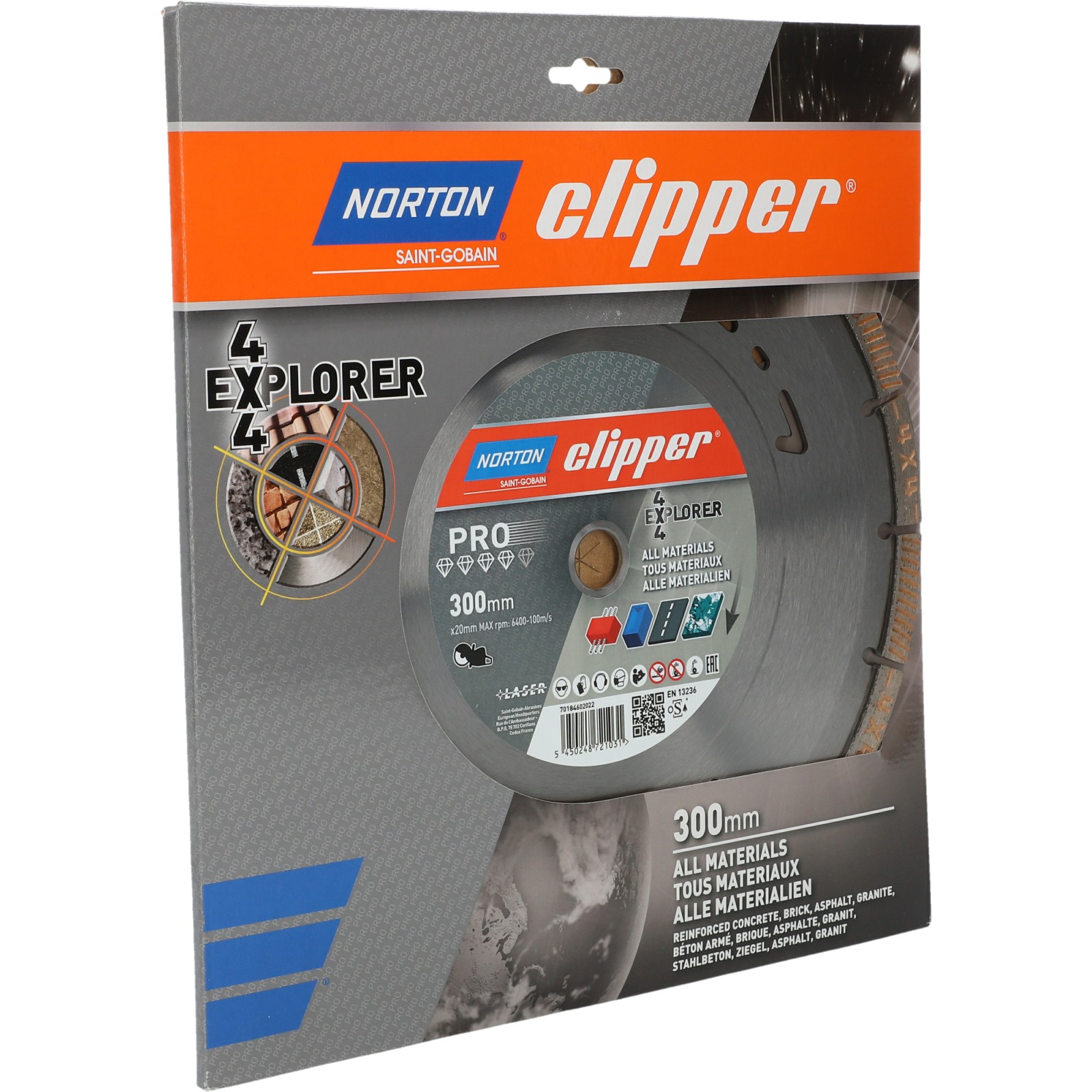 Disques diamant Clipper-PRO 4X4 EXPLORER-300-12x3 NORTON - 70184602022