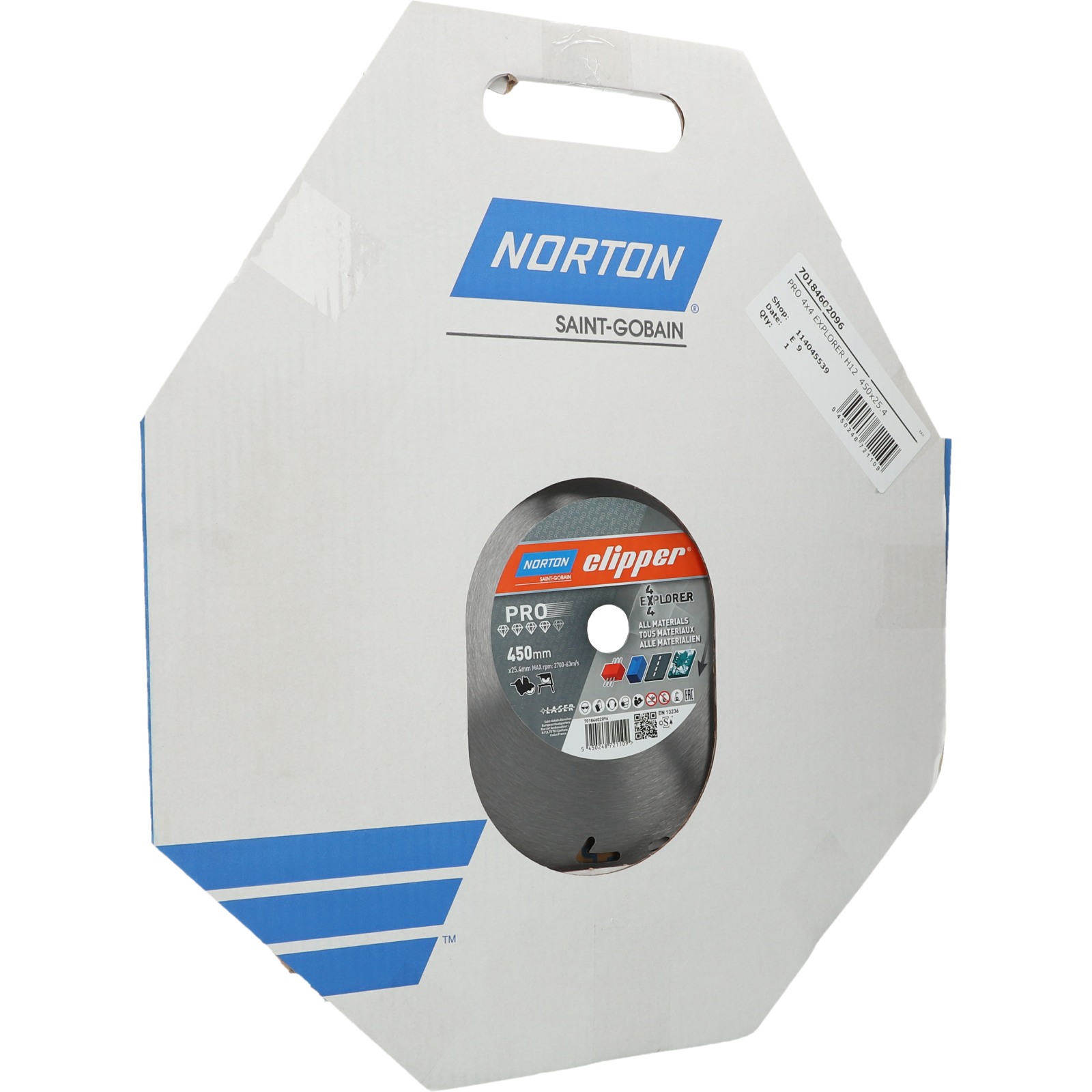 Disques diamant Clipper-PRO 4X4 EXPLORER-450-12x3.2 NORTON - 70184602096