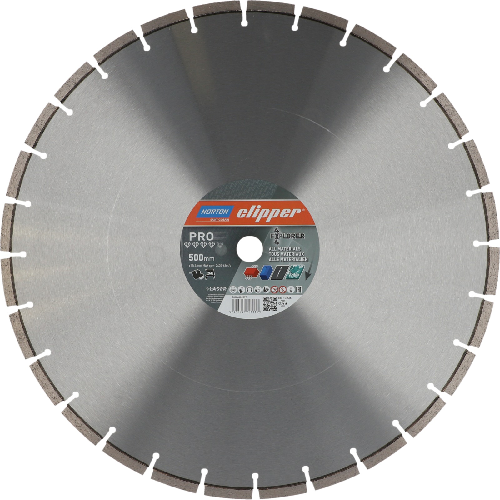 Disque diamant 500x25,4 mm PRO 4X4 EXPLORER NORTON - 70184602097