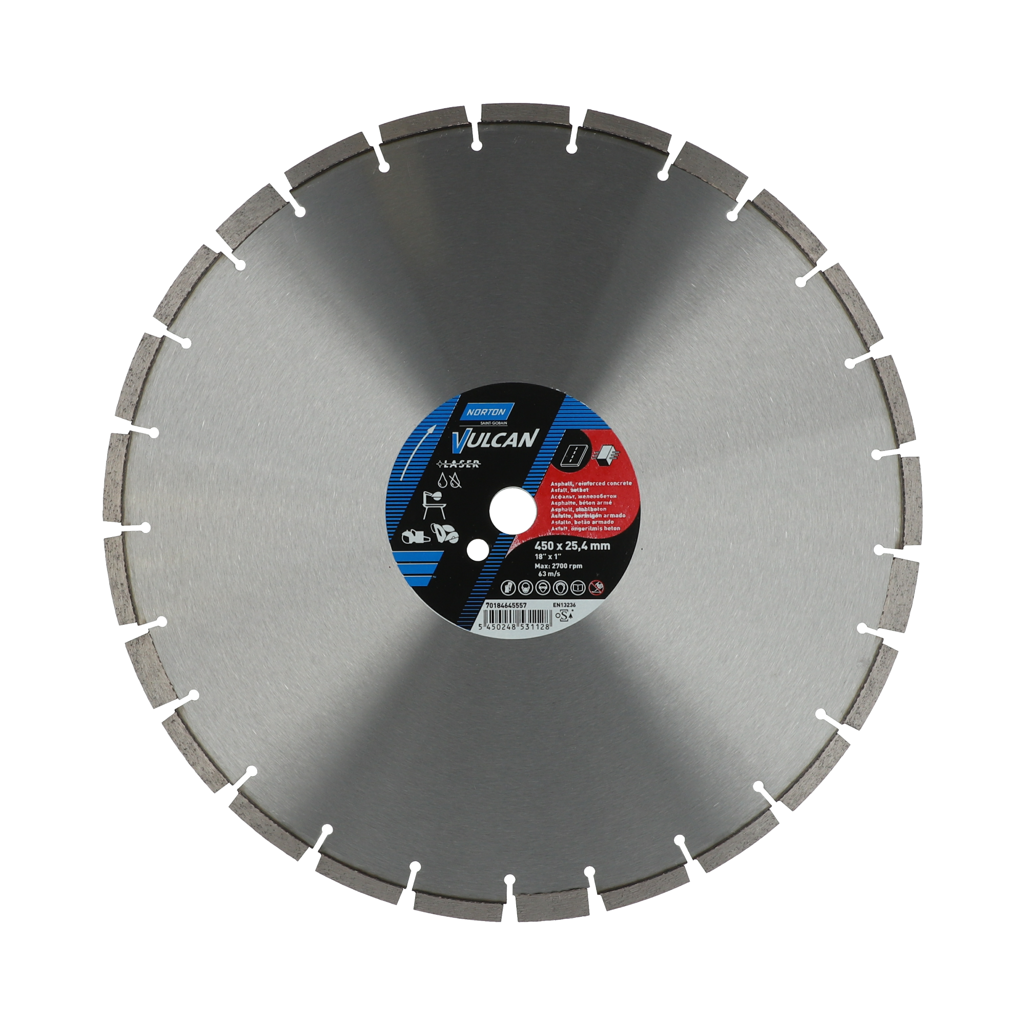 SCIE À SOL THERMIQUE KOHLER NORTON Ø 450 MM CS401 P14 170 MM DE COUPE + DISQUE 70184608642