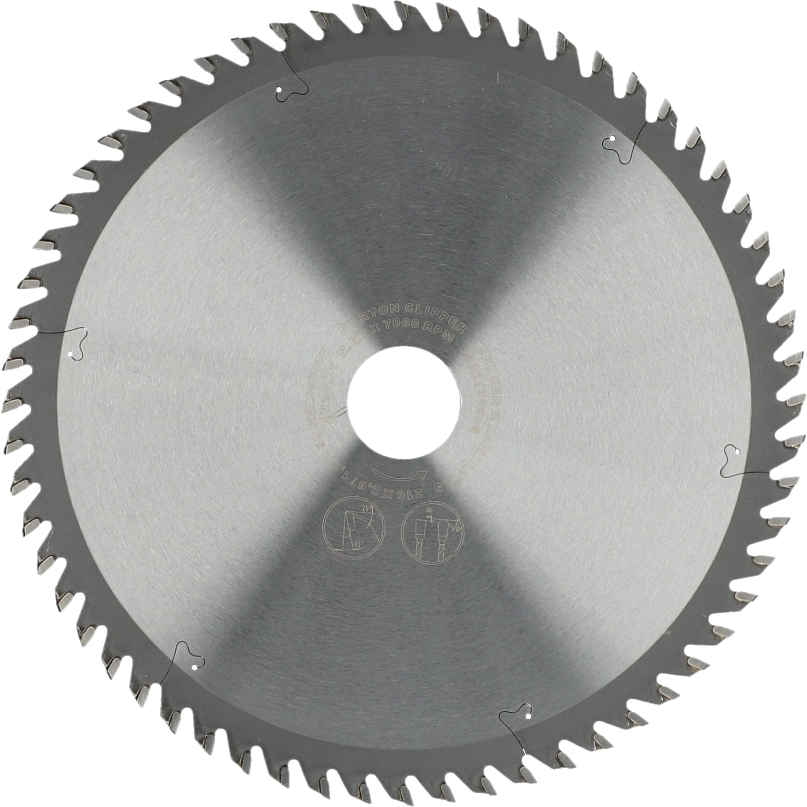 Lame carbure mélaminé 216x2.6/1.8x30 z60 NORTON CLIPPER - 70184608142