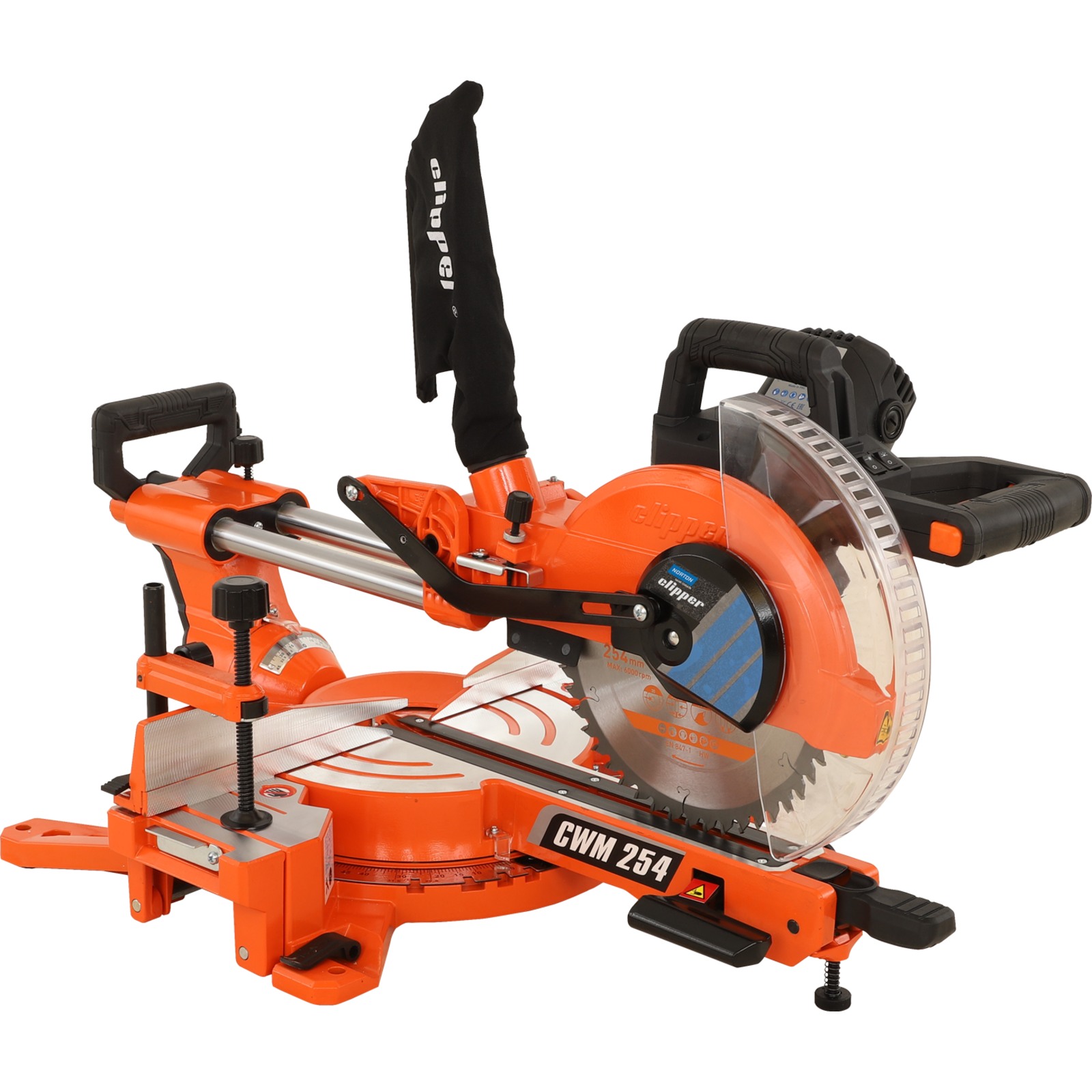 Scie à onglet 230v 1800w ø lame max 255mm alésage 30 mm NORTON CLIPPER - 70184608464