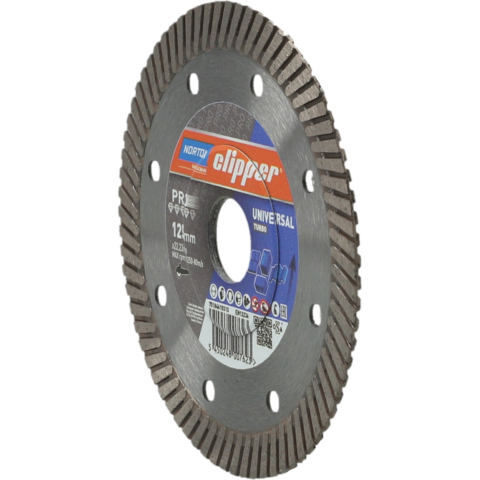 Disque diamant NORTON Euro Jet Ø 125 mm Alésage 22.23 mm- 70184610315