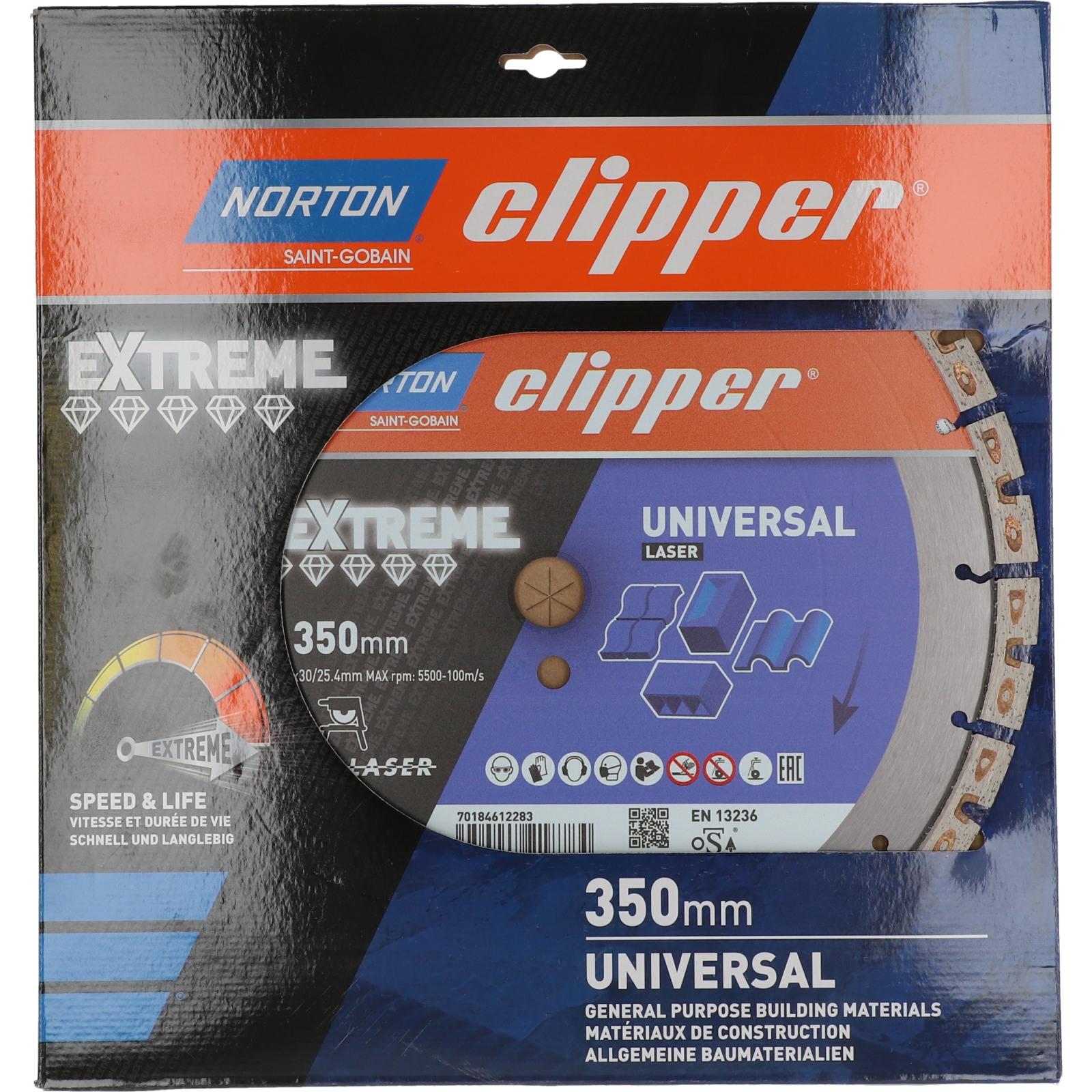 Disque diamant NORTON FMD DUO Ø 350 mm Alésage 30/ 25.4 mm - 70184612283