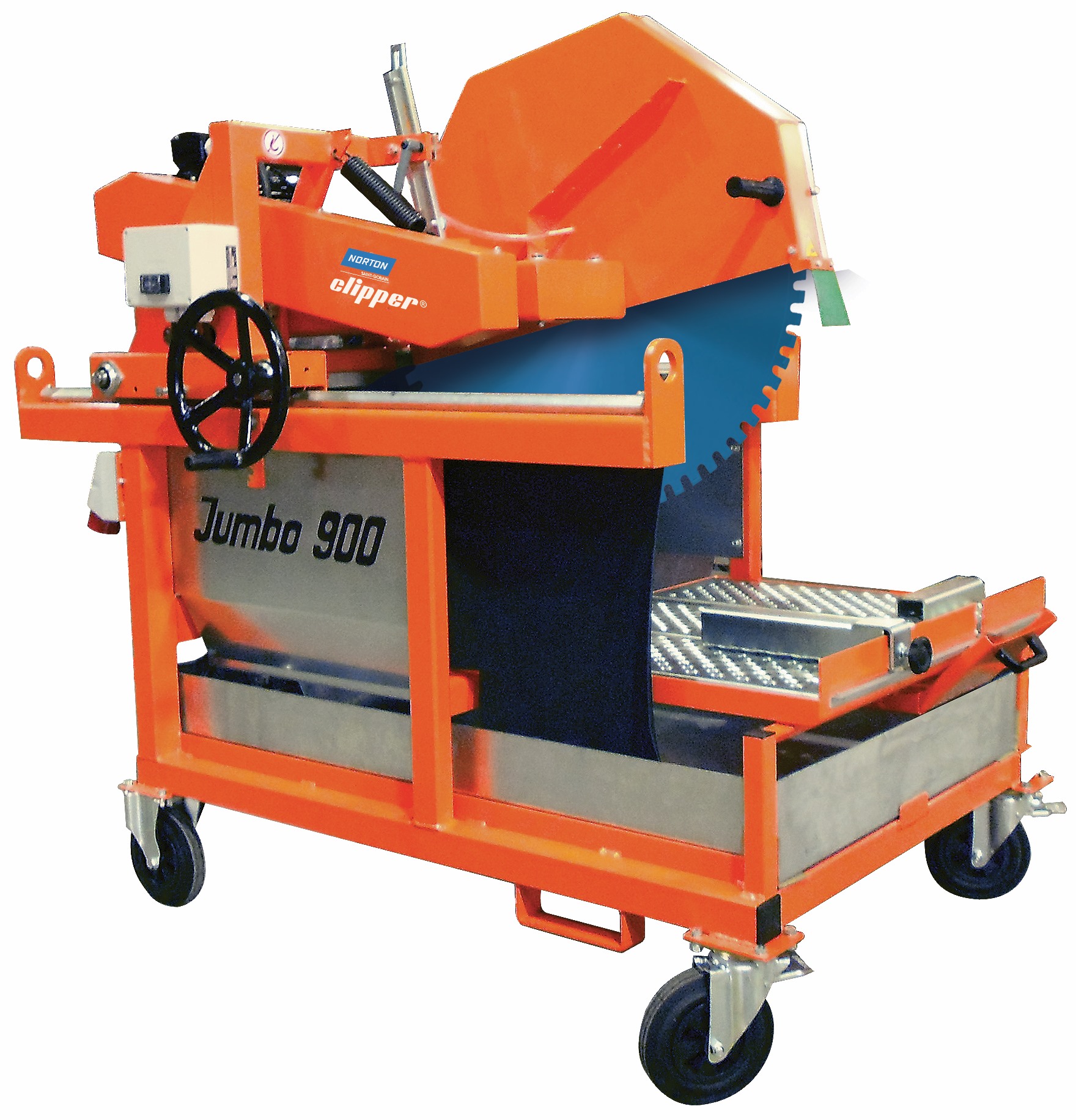 Scie de maçon électrique Norton Clipper JUMBO 900 100-3-400V 7.5 KW 370 mm -70184613939