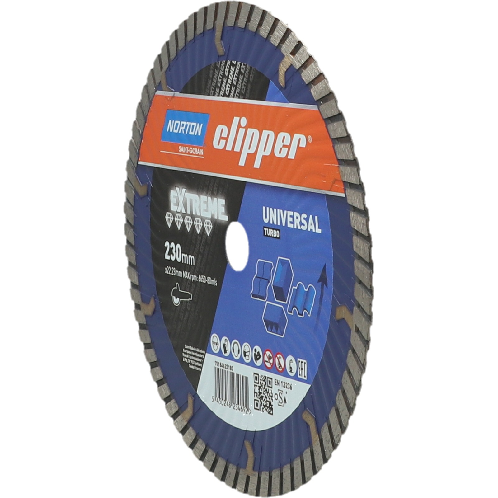 Disque diamant NORTON Aero Jet Evo Ø 230 mm Alésage 22.23 mm- 70184623180
