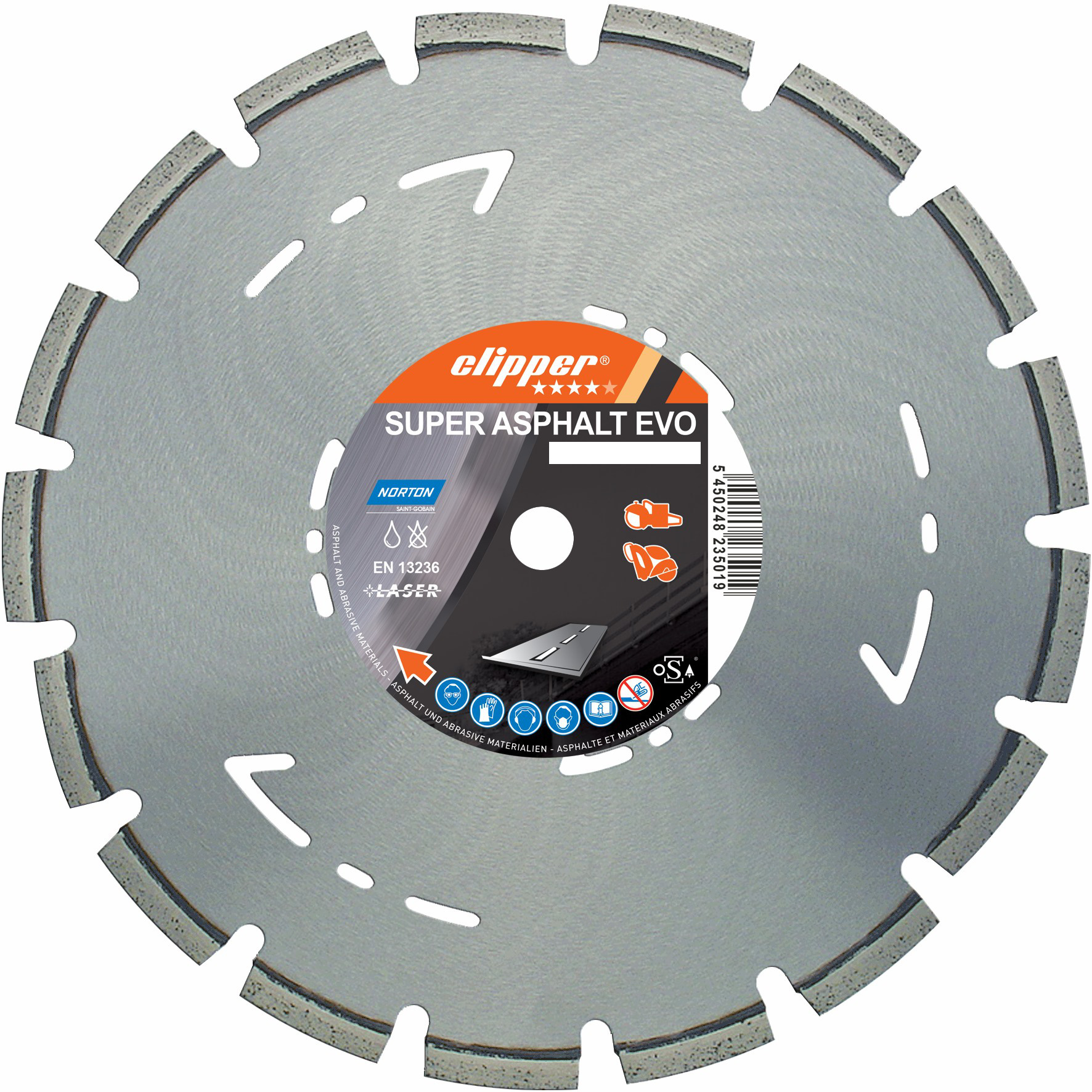 Disque diamant NORTON Super Asphalt Evo Ø 300 mm Alésage 20 - 70184623182
