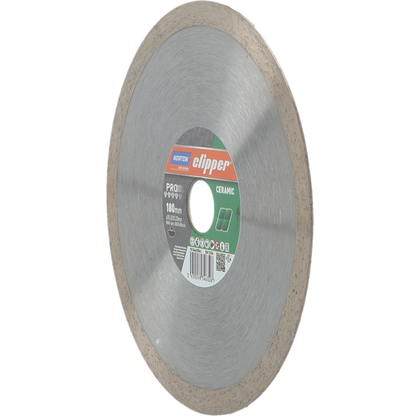 Disque diamant NORTON MD 120 C Ø 180 mm Alésage 25.4 /22.23- 70184625561