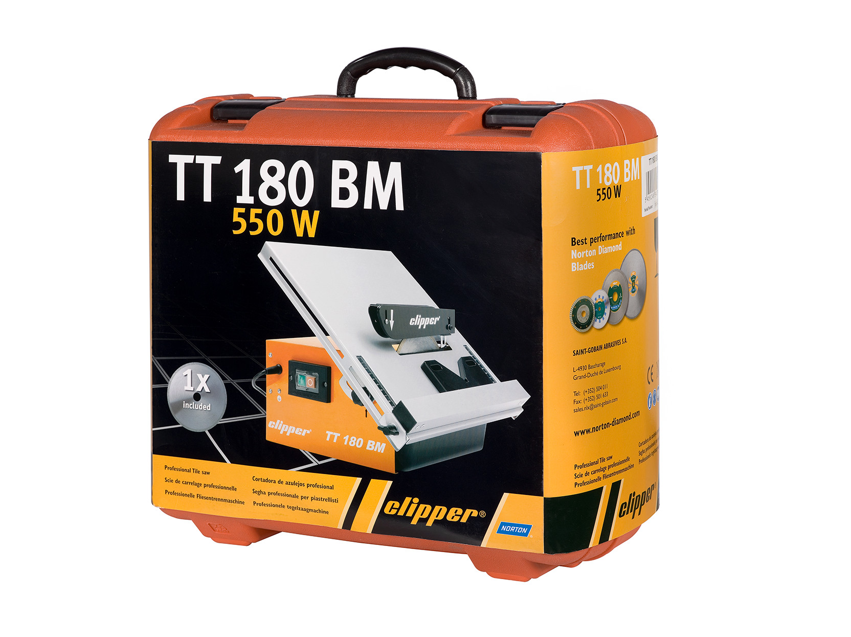 Scie de carrelage Norton Clipper TT180 BM Ø 180 mm + 1 Disque diamant CLASSIC CERAM -70184625699