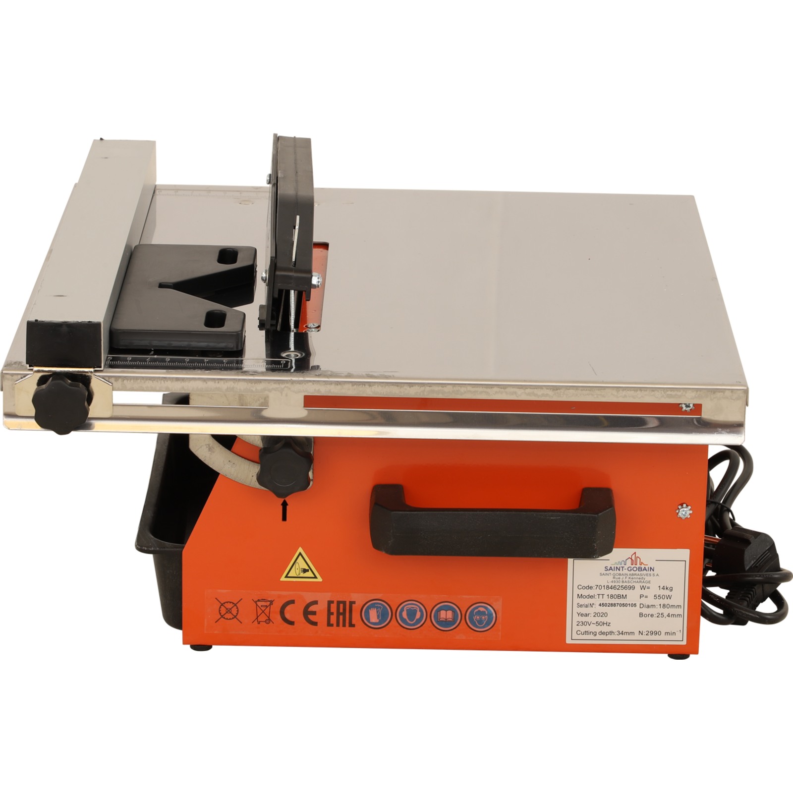 Scie de carrelage Norton Clipper TT180 BM Ø 180 mm + 1 Disque diamant CLASSIC CERAM -70184625699