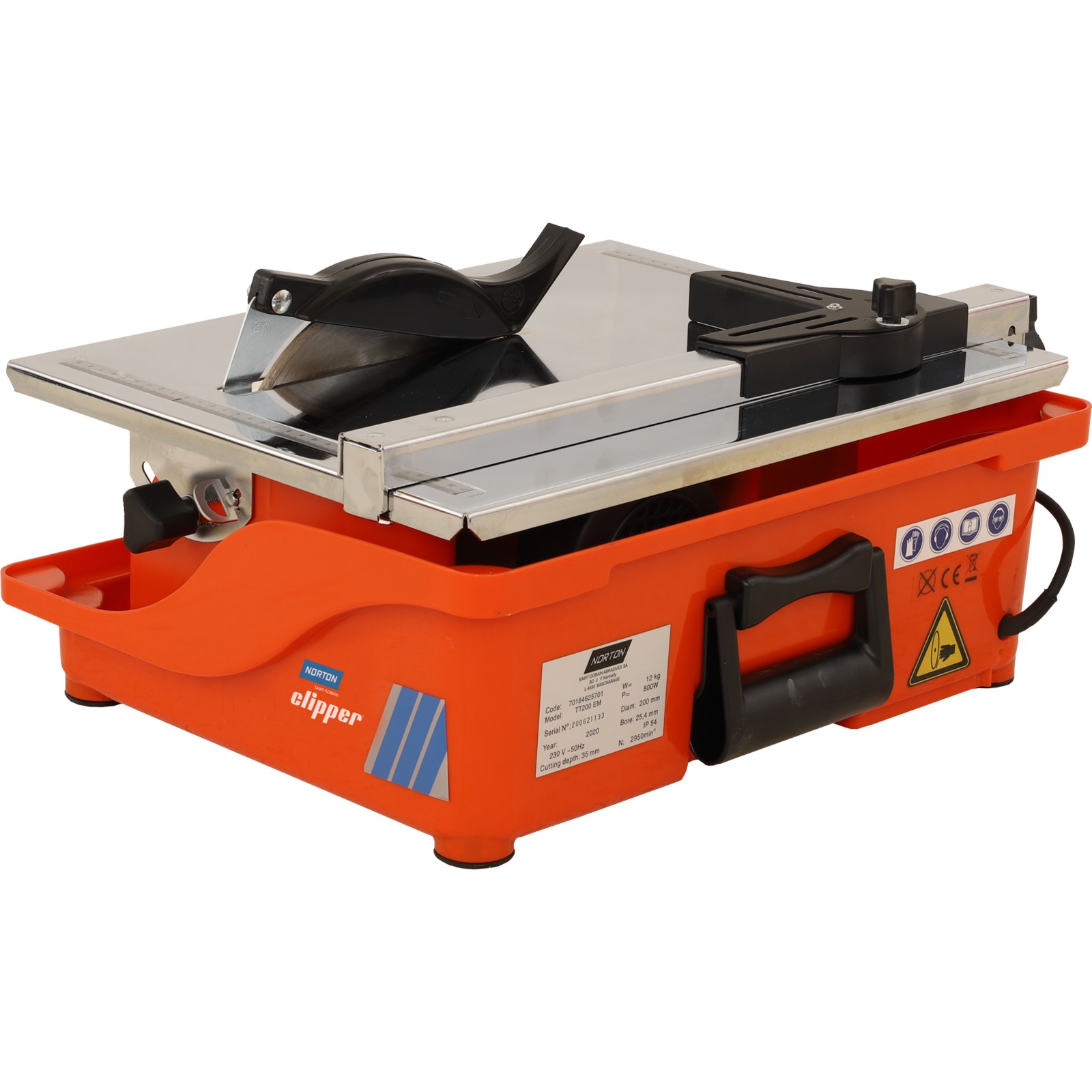 Scie de carrelage Norton Clipper TT200 EM Ø 200 800W + 1 Disque diamant CLASSIC CERAM - 70184625701