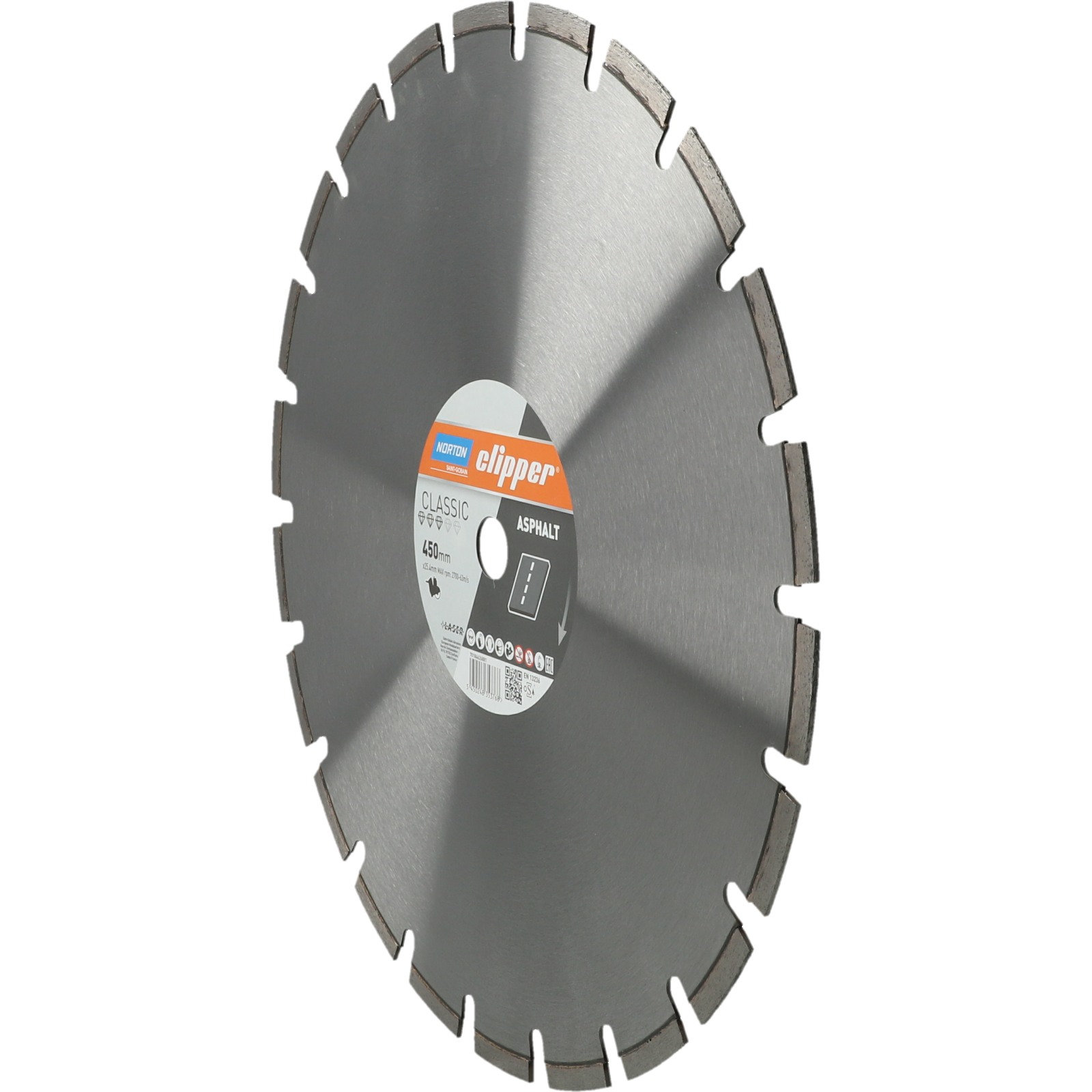Disque diamant NORTON Classic Asphalt Ø 450 mm Alésage 25.4 - 70184626881