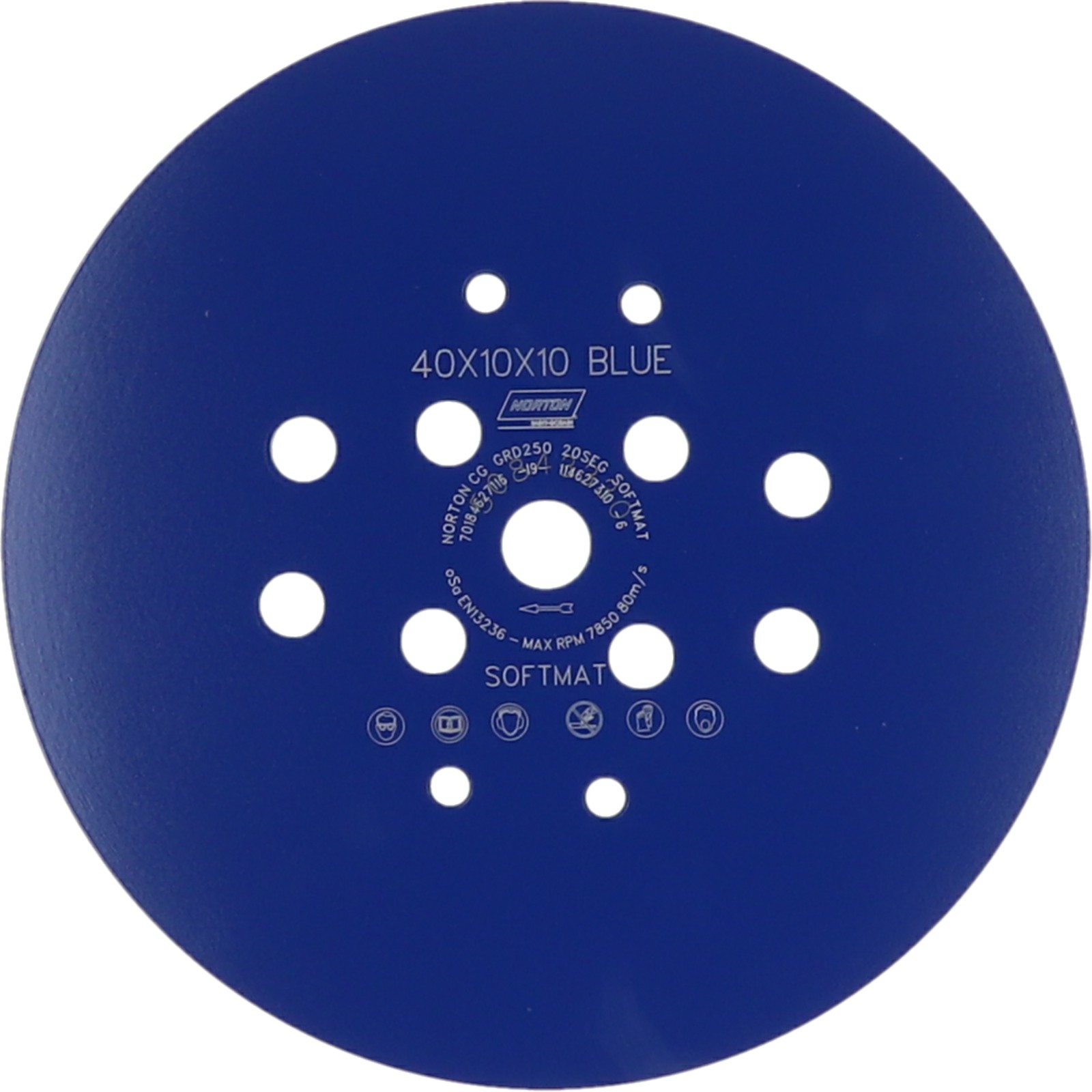 Anneaux plateau surfaçage 250 mm GRD252 tendre sols tendres NORTON - 70184627116