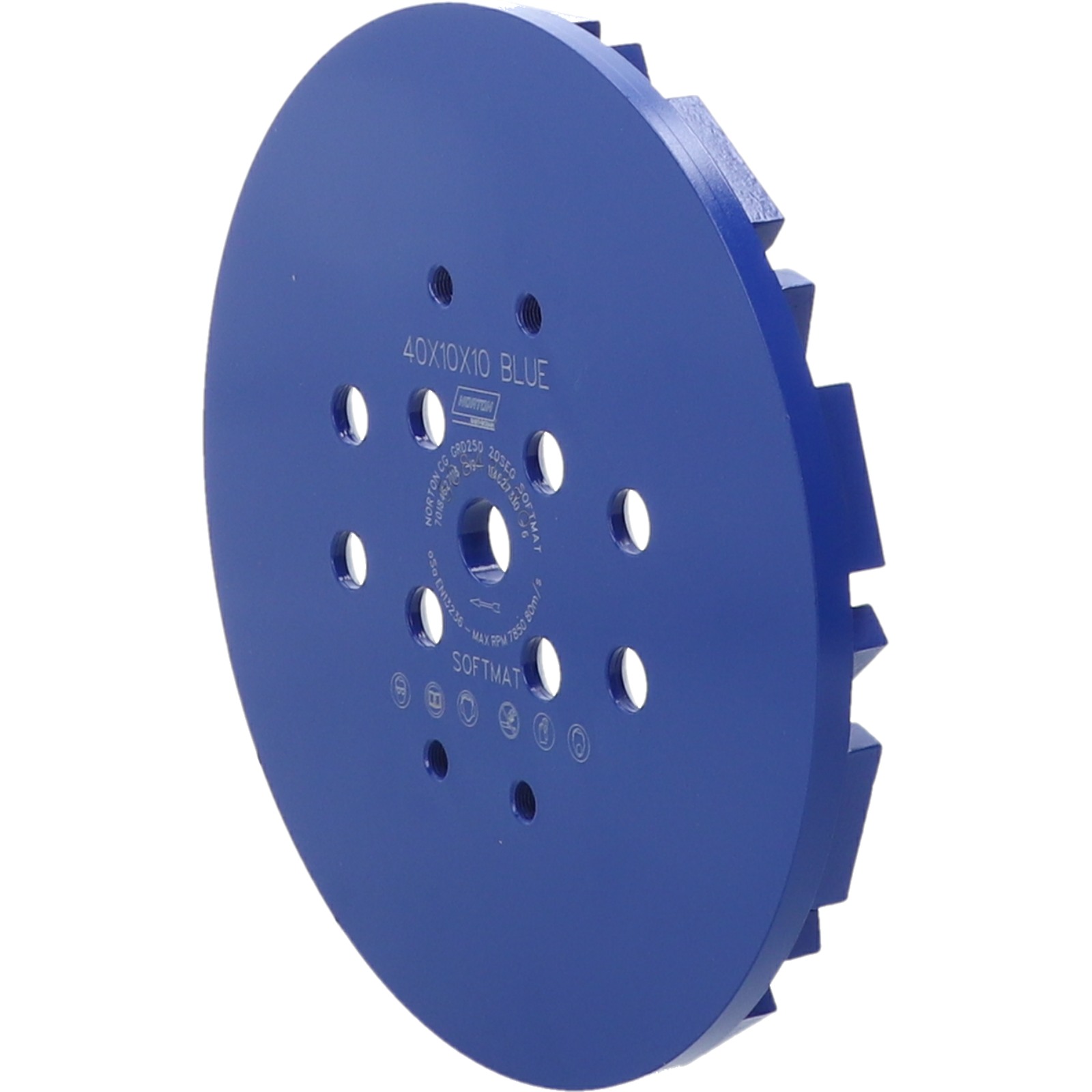 Anneaux plateau surfaçage 250 mm GRD252 tendre sols tendres NORTON - 70184627116