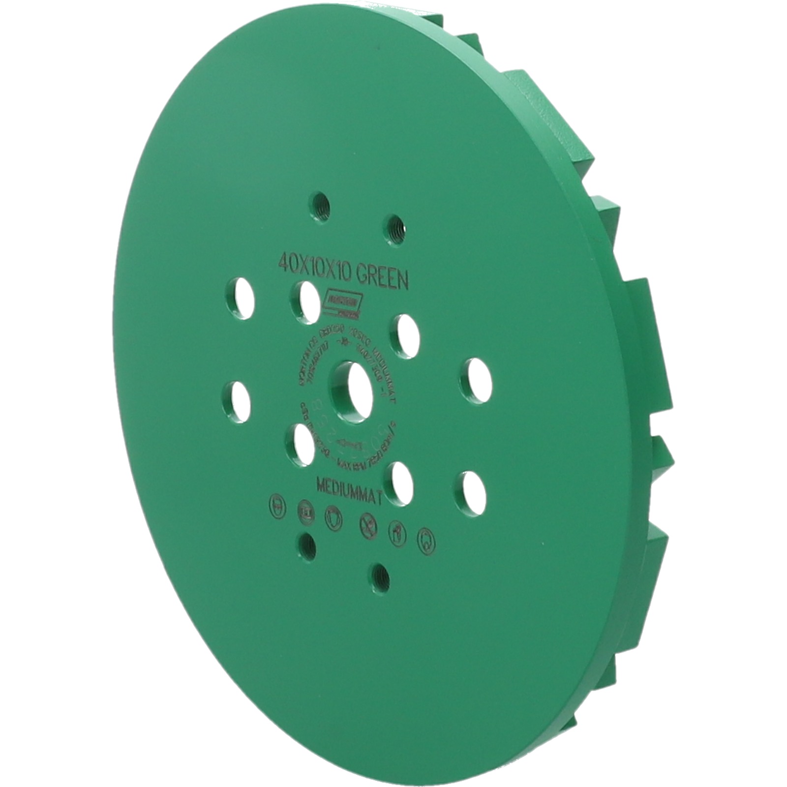 Anneaux plateau surfaçage 250x20 mm NORTON - GRD252 moyen Vert 70184627117