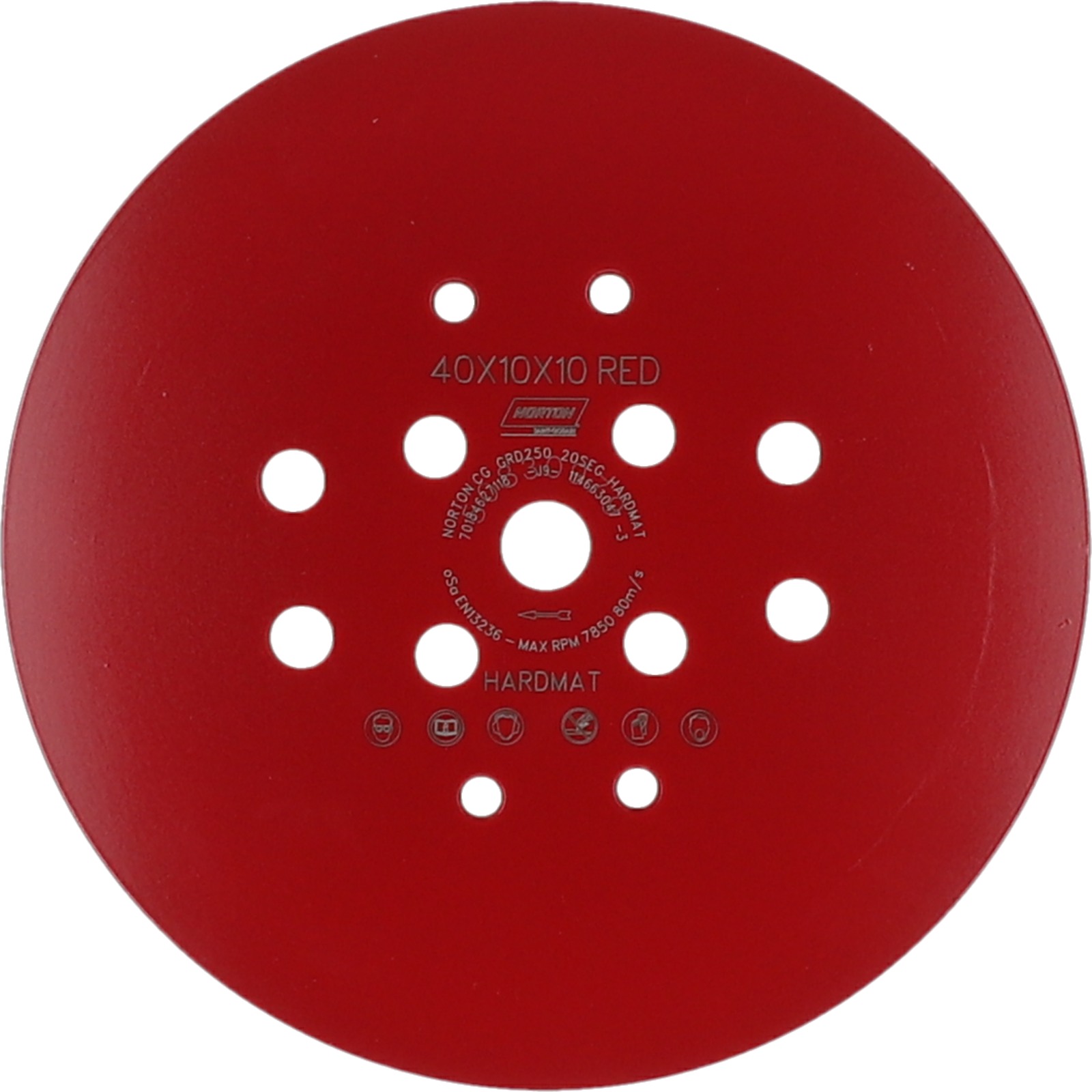 Anneaux plateau surfaçage GRD252 DUR 250 mm NORTON - 70184627118