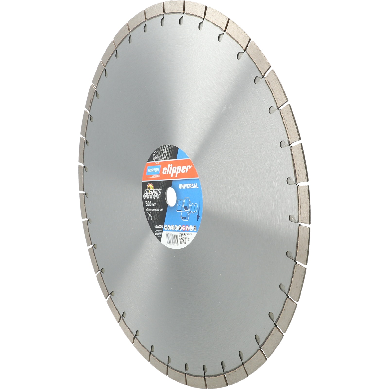 Disque diamant NORTON Silencio Ø 500mm Alésage 25.4 mm- 70184630309
