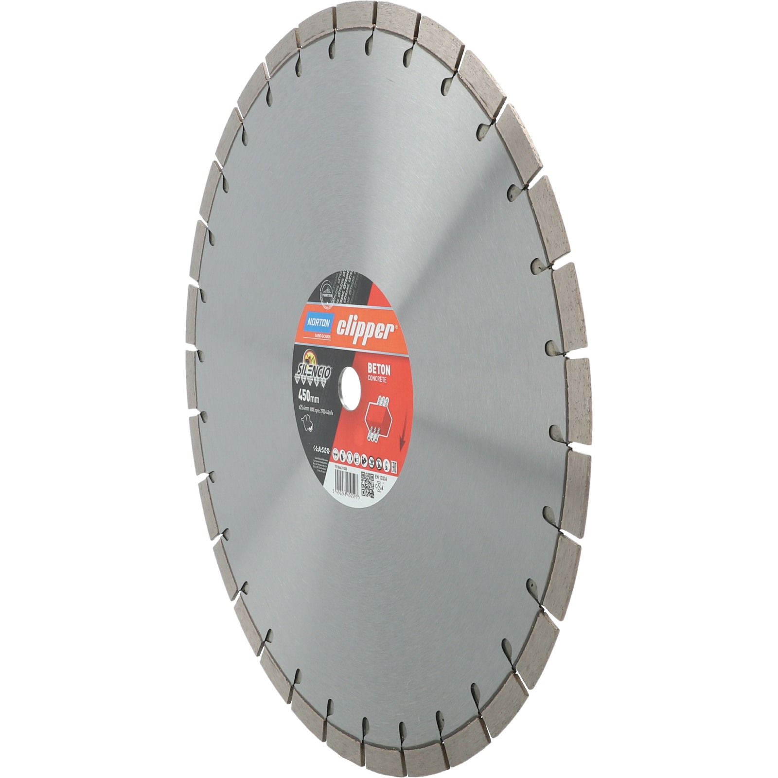 Disque diamant Extreme Beton Silencio 450x25,4mm NORTON - 70184631020