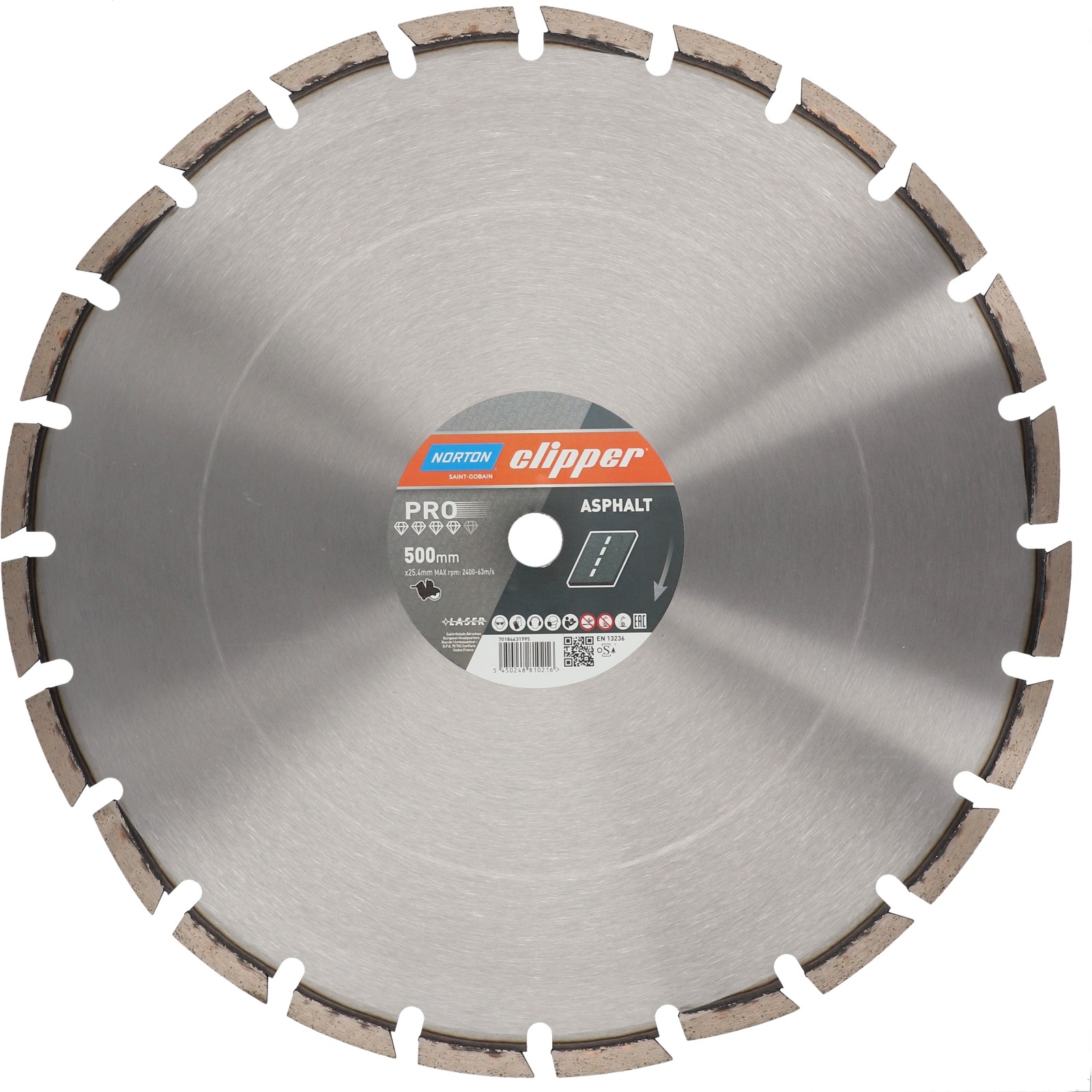 Disque diamant PRO ASPHALT II 500x25,4 mm NORTON - 70184631995