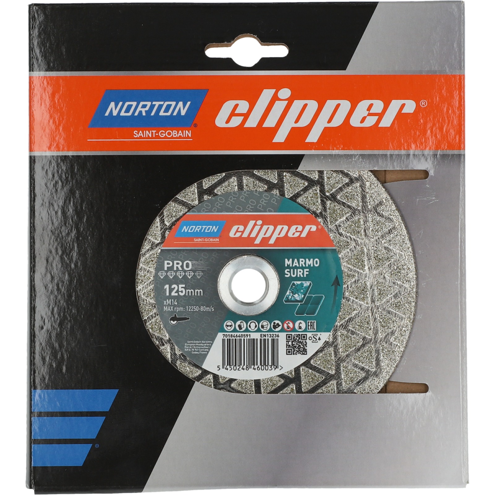 Disque diamant NORTON PRO SURF Ø 125 mm Alésage M14- 70184640591