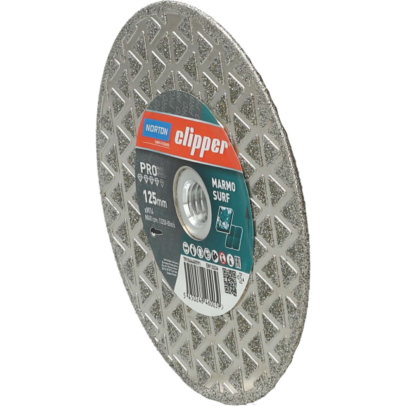Disque diamant NORTON PRO SURF Ø 125 mm Alésage M14- 70184640591