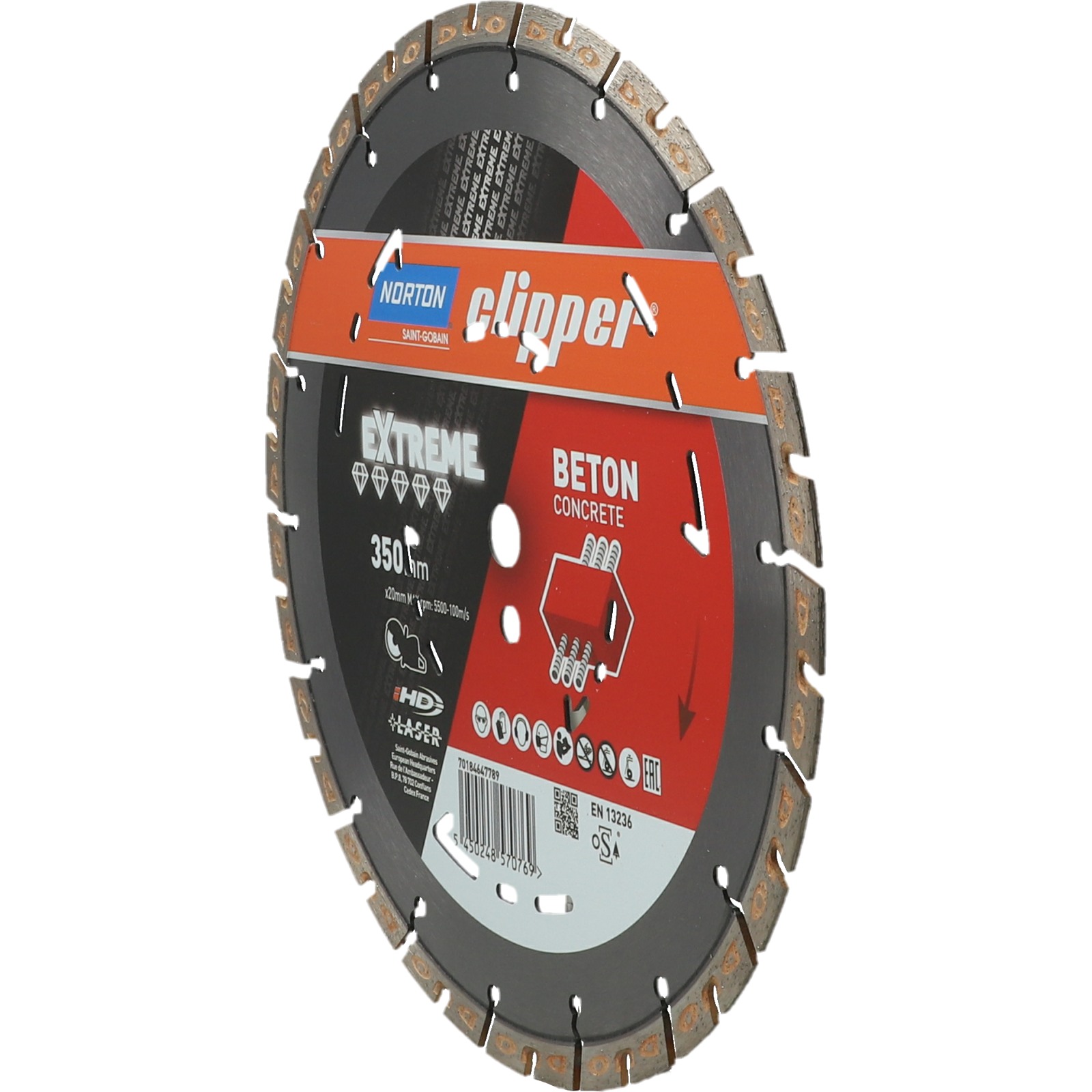 Disque diamant NORTON Duo Extreme+ Ø 350mm Alésage 20 mm- 70184647789
