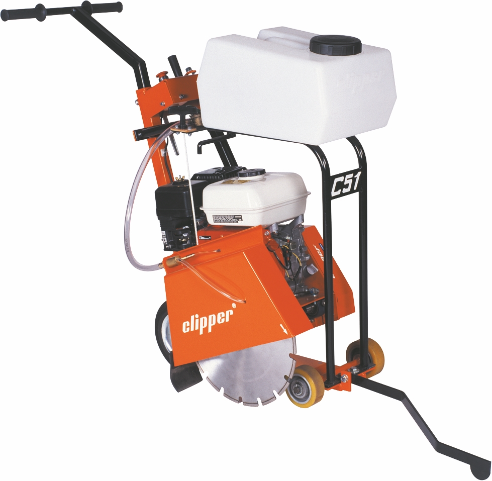 Scie à sol thermique compacte Norton Clipper Ø 350 mm C51 125 mm de coupe maxi - 70184683534