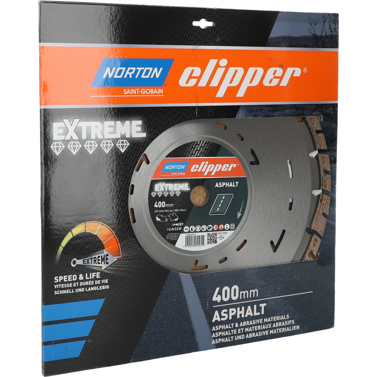 Disques diamant Clipper-EXTREME ASPHALT-400-15x3.2 NORTON - 70184694911