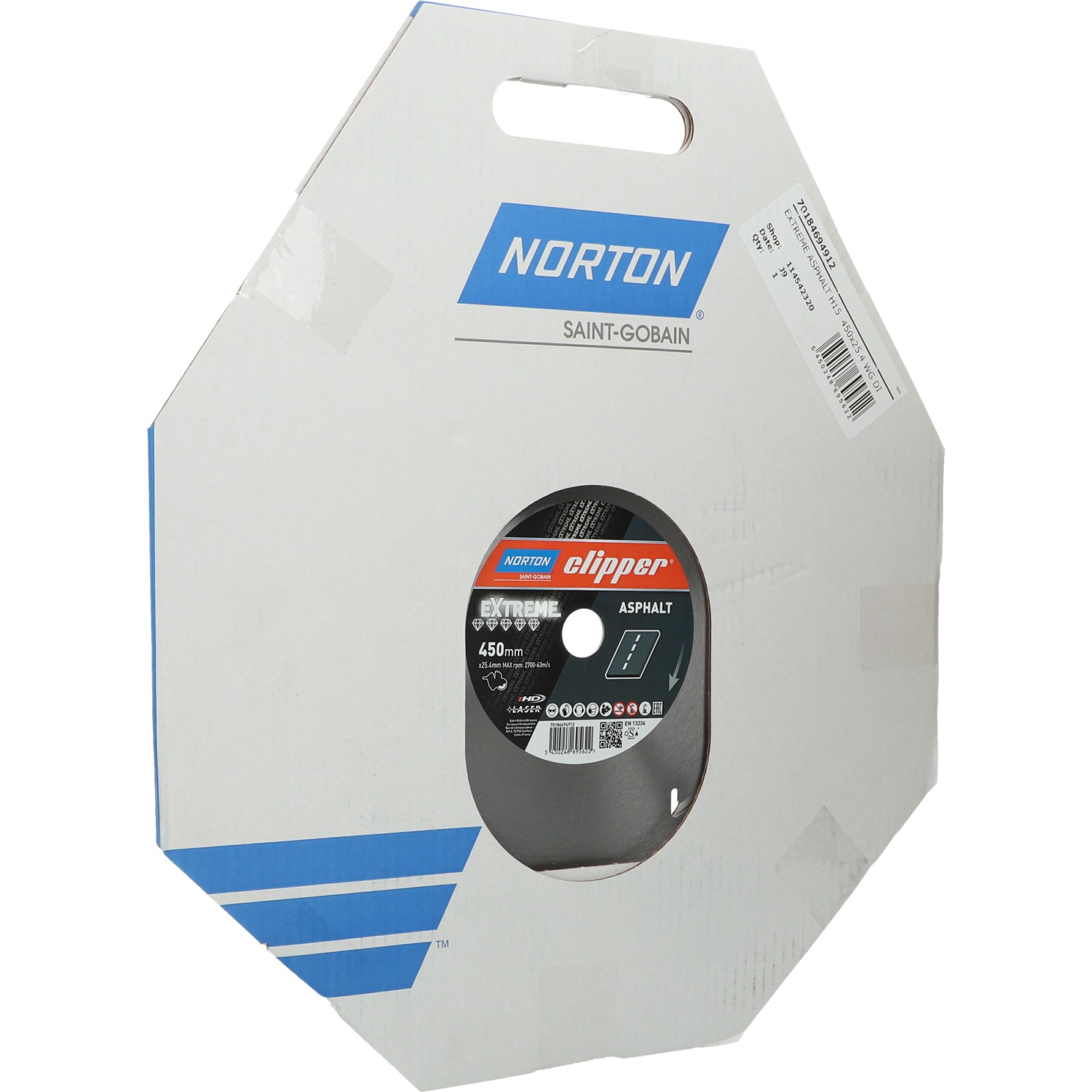 Disques diamant Clipper-EXTREME ASPHALT-450-15x3.2 NORTON - 70184694912