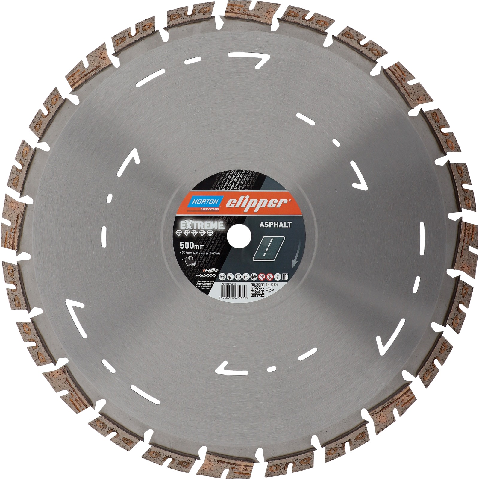 Disque diamant EXTREME ASPHALT 500x25.4mm NORTON - 70184694913