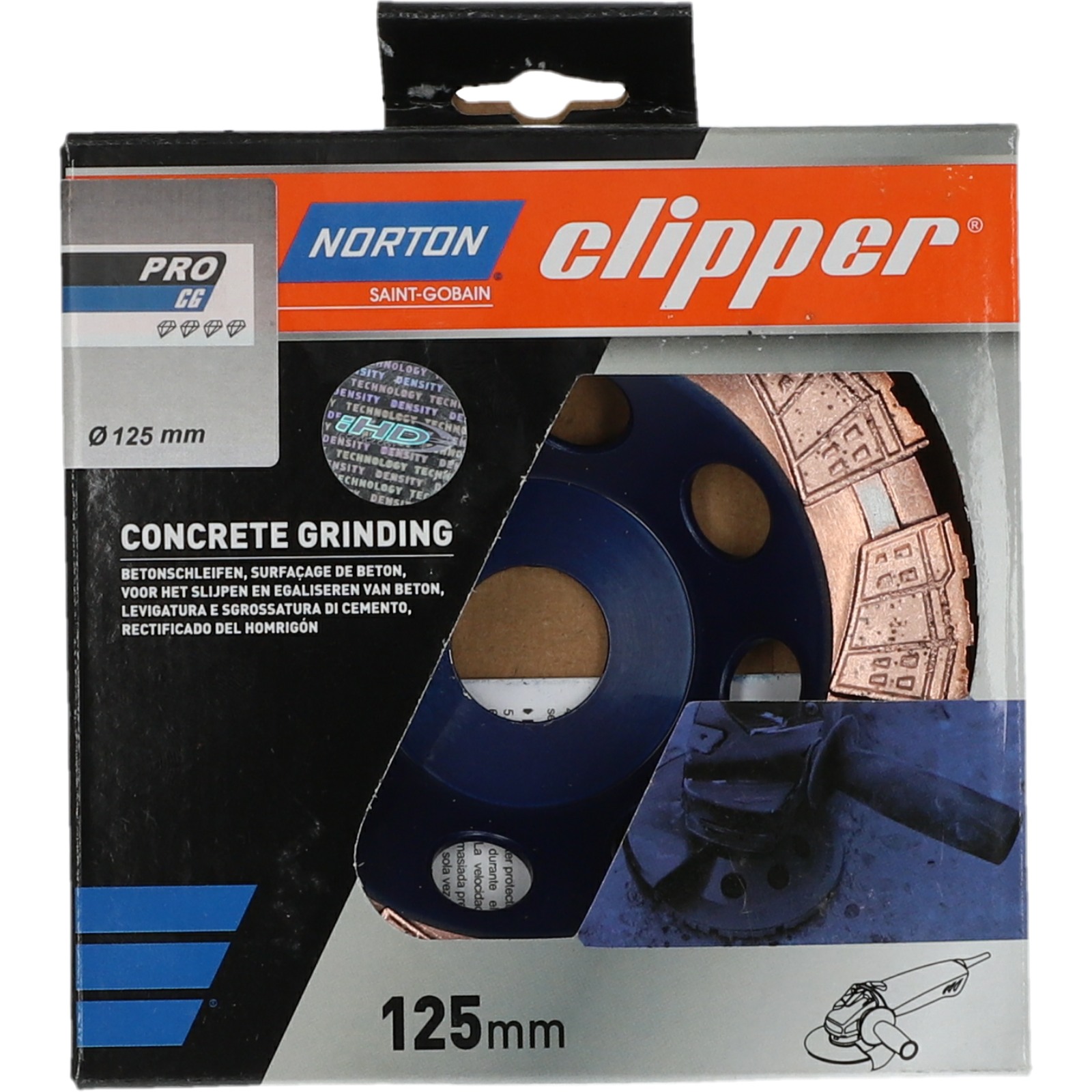 Meule de surfaçage PRO CG 125x22,23 mm NORTON - 70184694989
