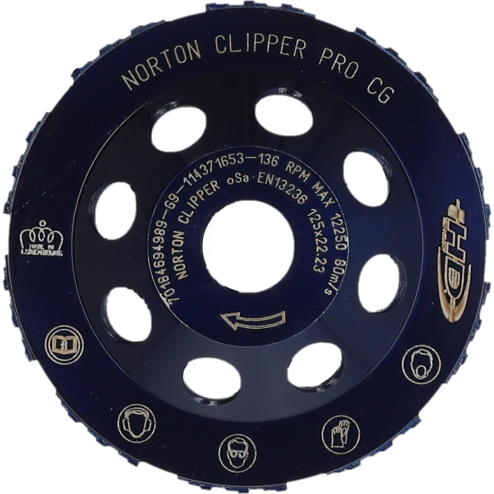 Meule de surfaçage PRO CG 125x22,23 mm NORTON - 70184694989