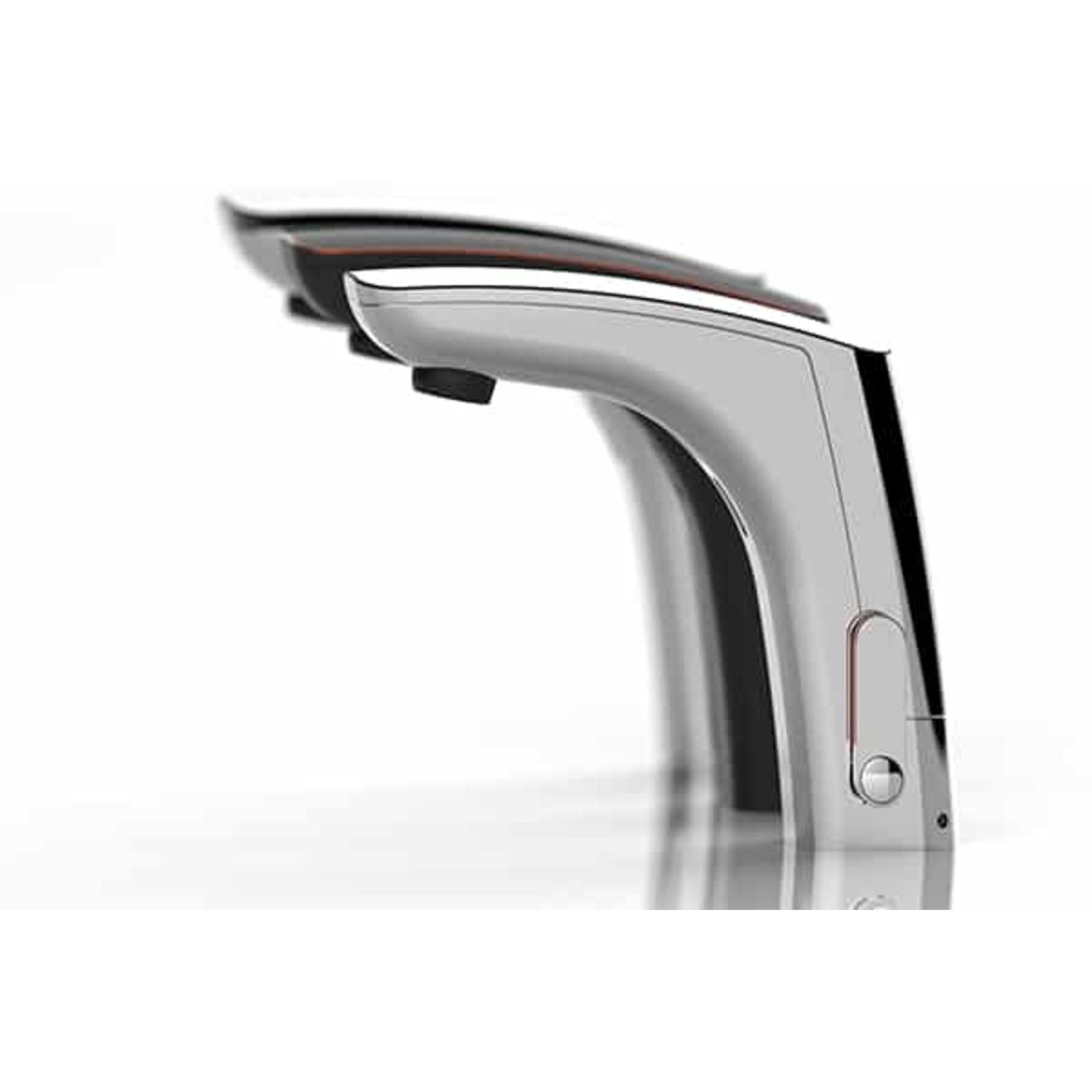 Mitigeur lavabo sur plage 3 l/min piles 6V chrome PRESTO - 55385