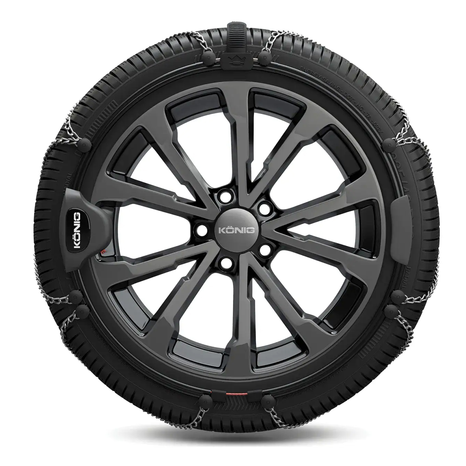 Chaînes neige voiture KÖNIG REFLEX EDGE 603 Montage automatique ultra-rapide KON 603