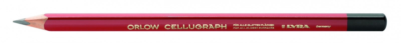 Crayon universel triangulaire pour marquage sur surface lisse en étui de 12 LYRA -1940101