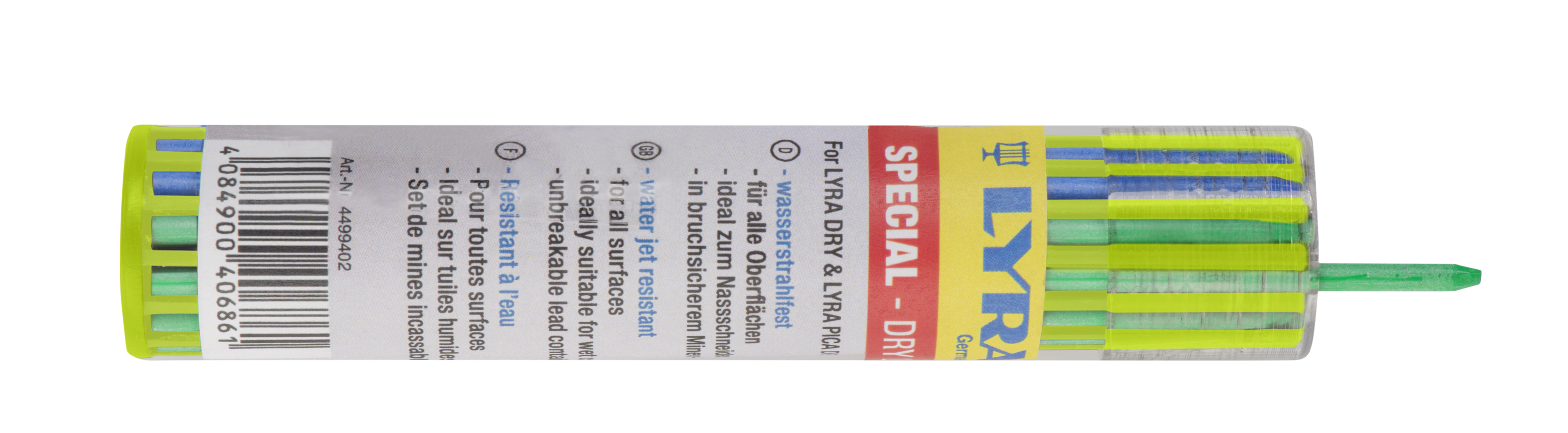 Etui de 12 Mines de Rechange LYRA DRY Spécial résistant à l'eau -4499402