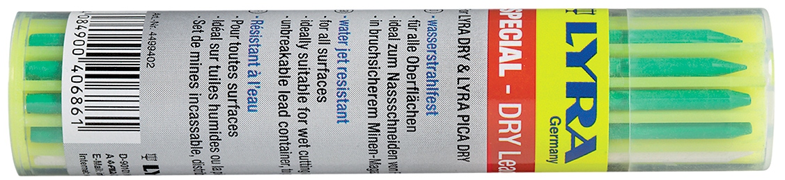 Etui de 12 Mines de Rechange LYRA DRY Spécial résistant à l'eau -4499402