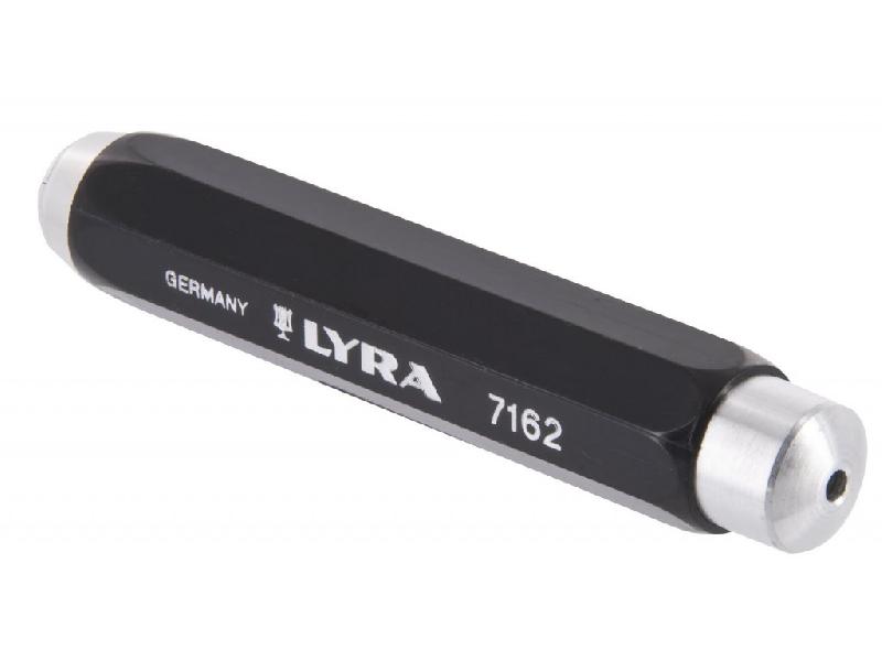 PORTE-CRAIE CARRÉ LYRA Ø 9.5-10 MM AVEC BAGUE DE SERRAGE MÉTALLIQUE - EN BOÎTE DE 10 -4702100
