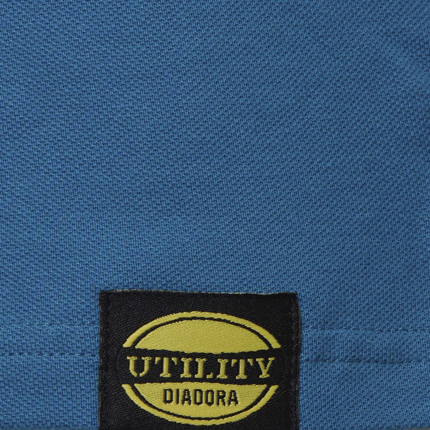 Polo de travail DIADORA MC ATLAR ORGANIC BLEU - 177955600890
