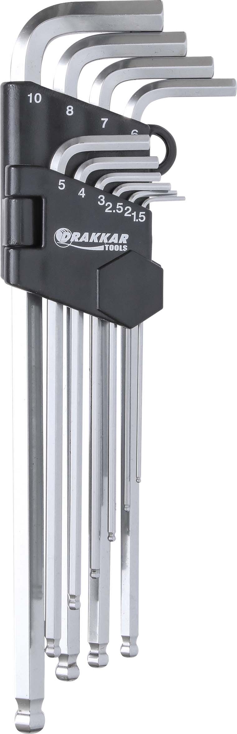 10 cles hex spher extra long.1.5 DRAKKAR TOOLS - 10707