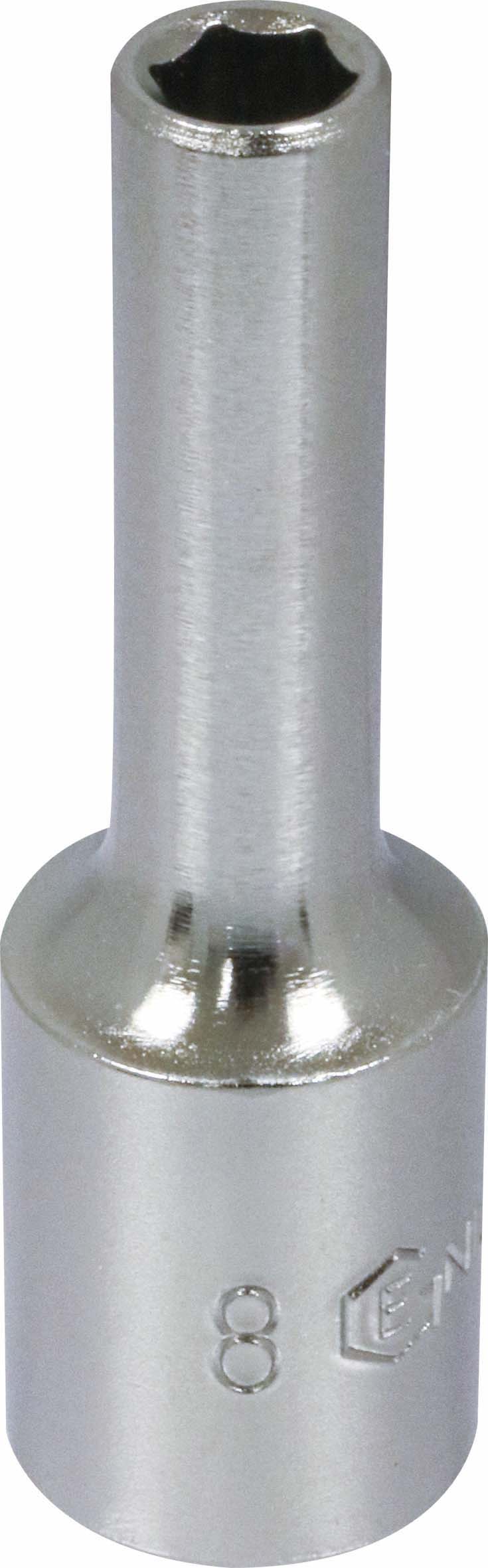 Douille longue 1/2' taille 8 dt /carte DRAKKAR TOOLS - 10863