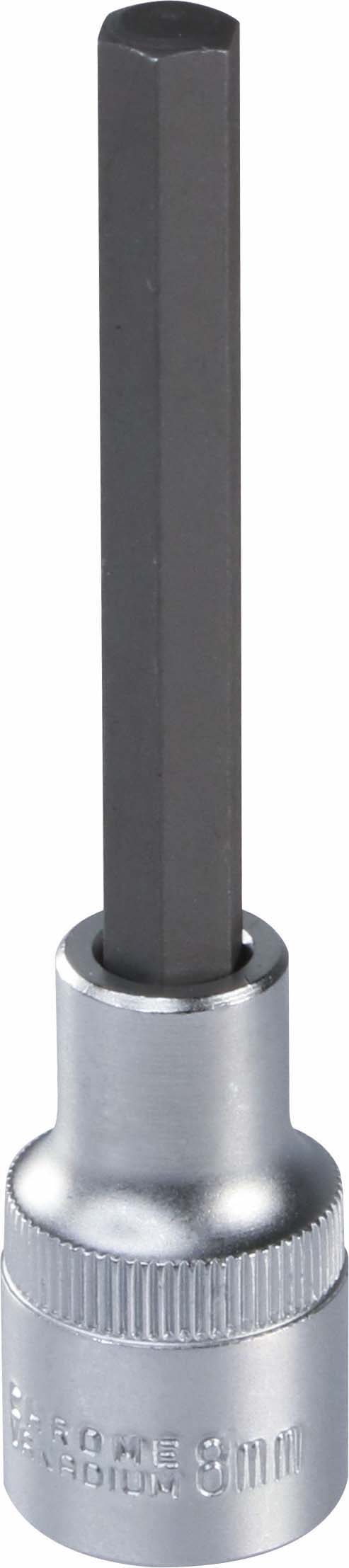 Douille 100mm embout hexagonal 6 pans 1/2' taille 8mm dt DRAKKAR TOOLS - 11132