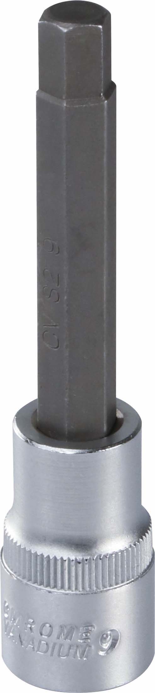 Douille 100mm embout hexagonal 6 pans 1/2' taille 9mm dt DRAKKAR TOOLS - 11133