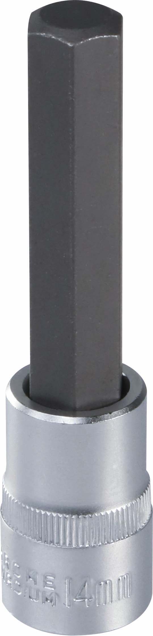 Douille 100mm embout hexagonal 6 pans 1/2' taille 14mm dt DRAKKAR TOOLS - 11136
