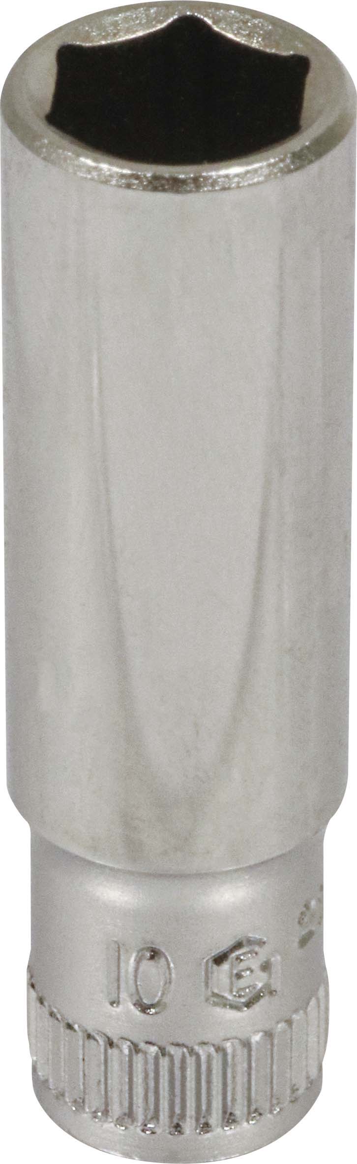 Douille longue 1/4 l50mm taille 10 dt /carte DRAKKAR TOOLS - 11838